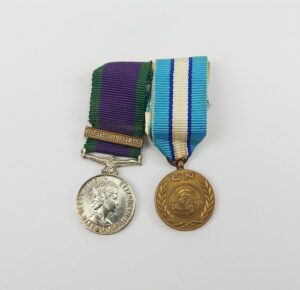 Miniature GSM Northern Ireland & UN Medal Set