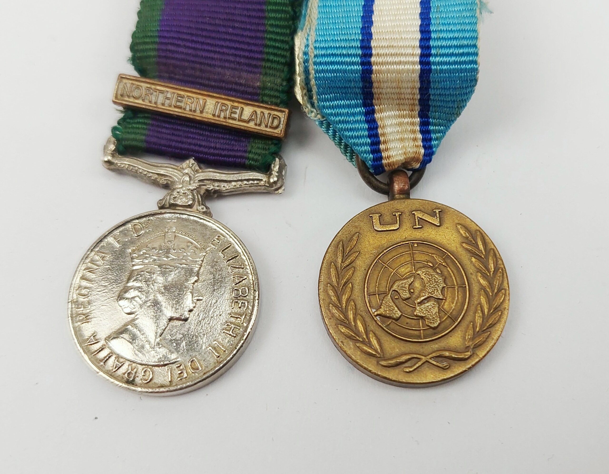 Miniature GSM Northern Ireland & UN Medal Set - Image 2