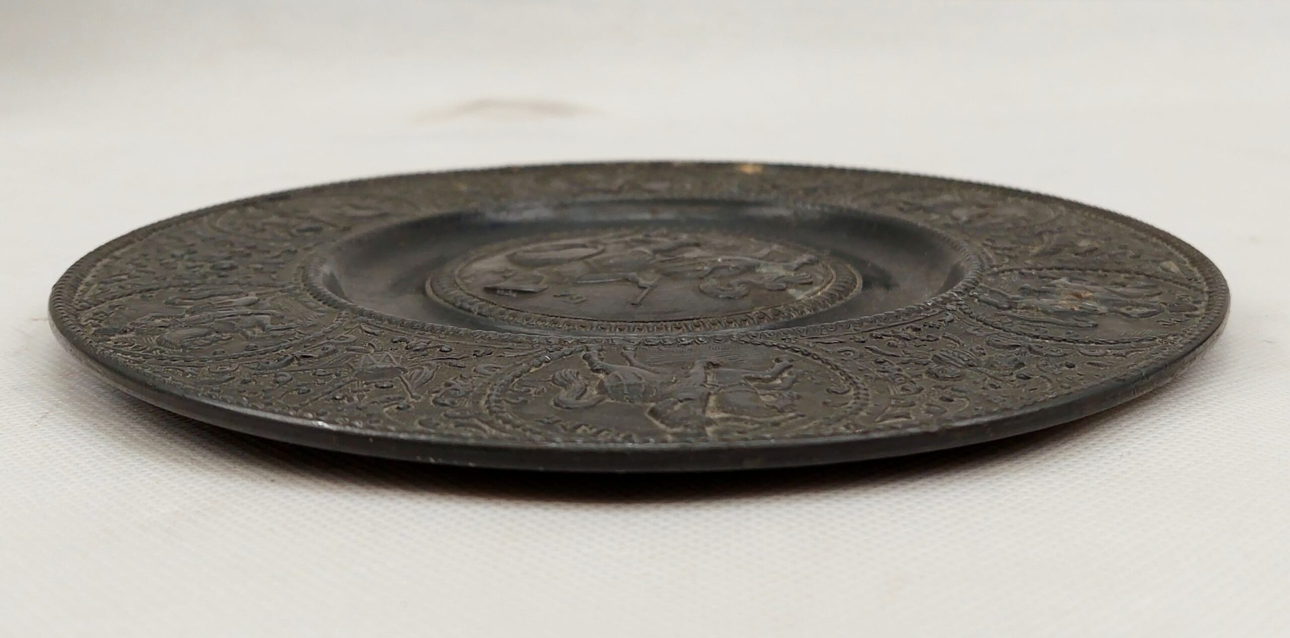 Victorian Metal Wall Plaque - Image 7