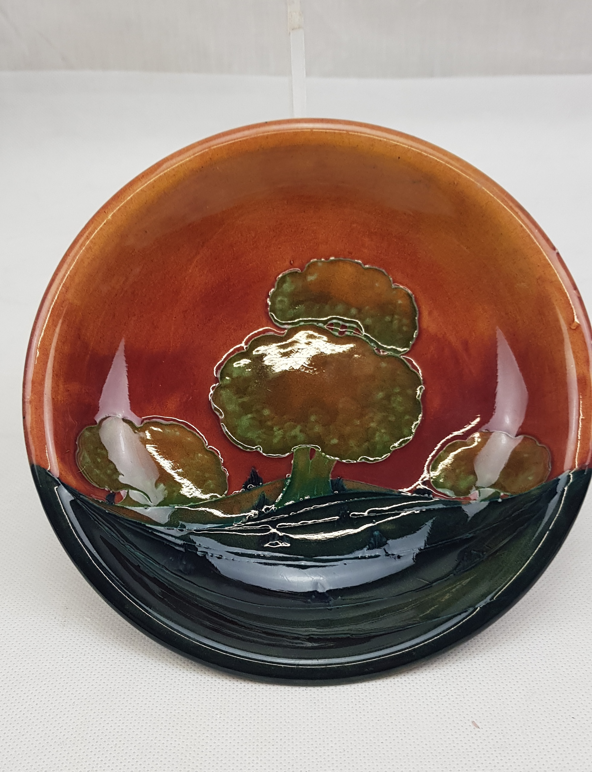 1920s Moorcroft Eventide Plate - Image 2