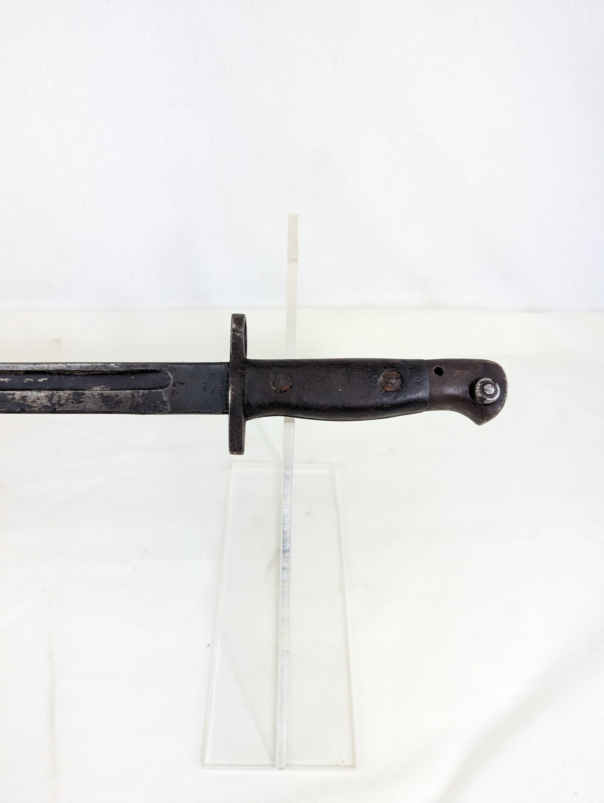 Late WW1 British 1907 Pattern Sword Bayonet by Sanderson - Image 8