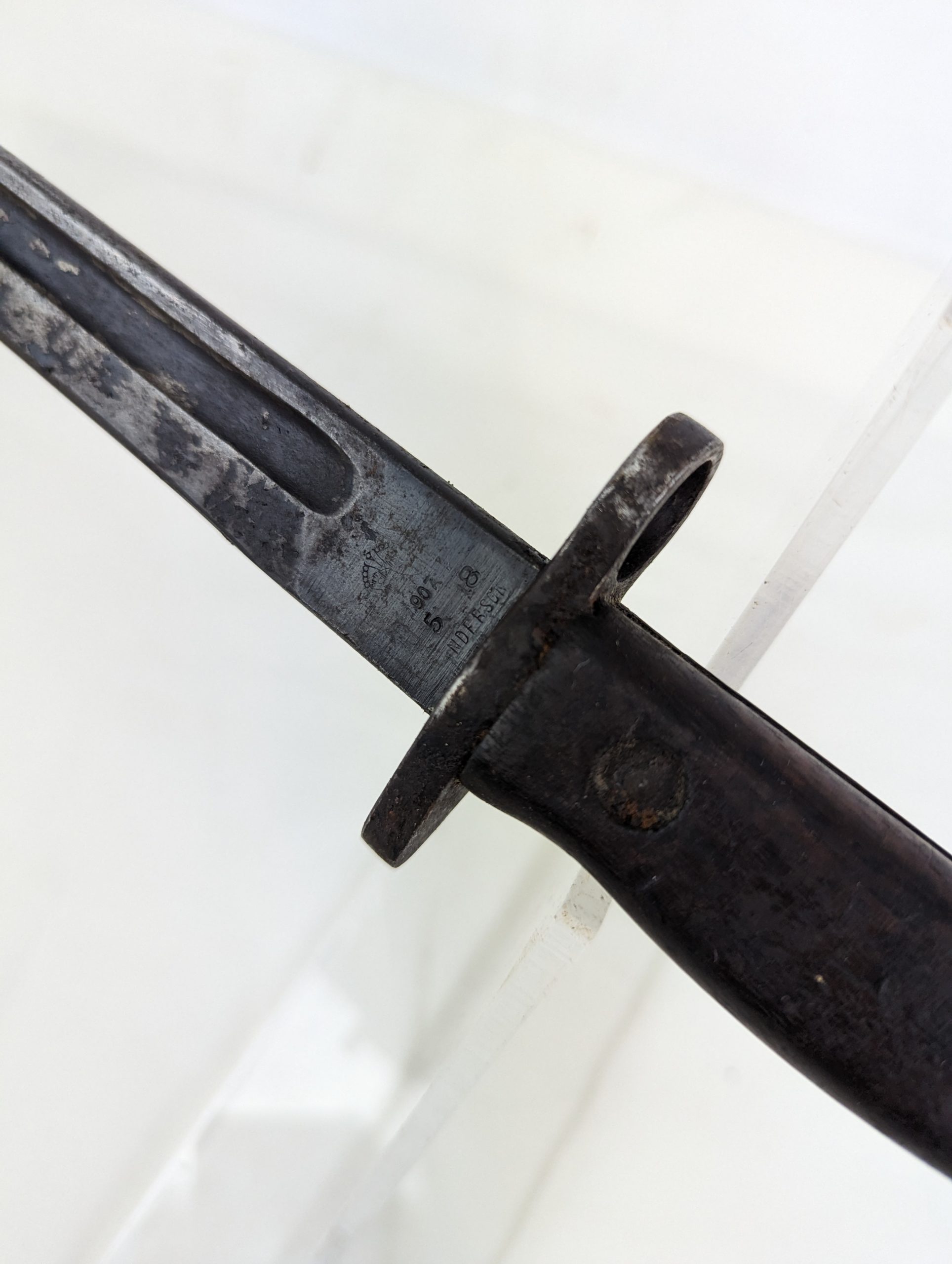 Late WW1 British 1907 Pattern Sword Bayonet by Sanderson - Image 6