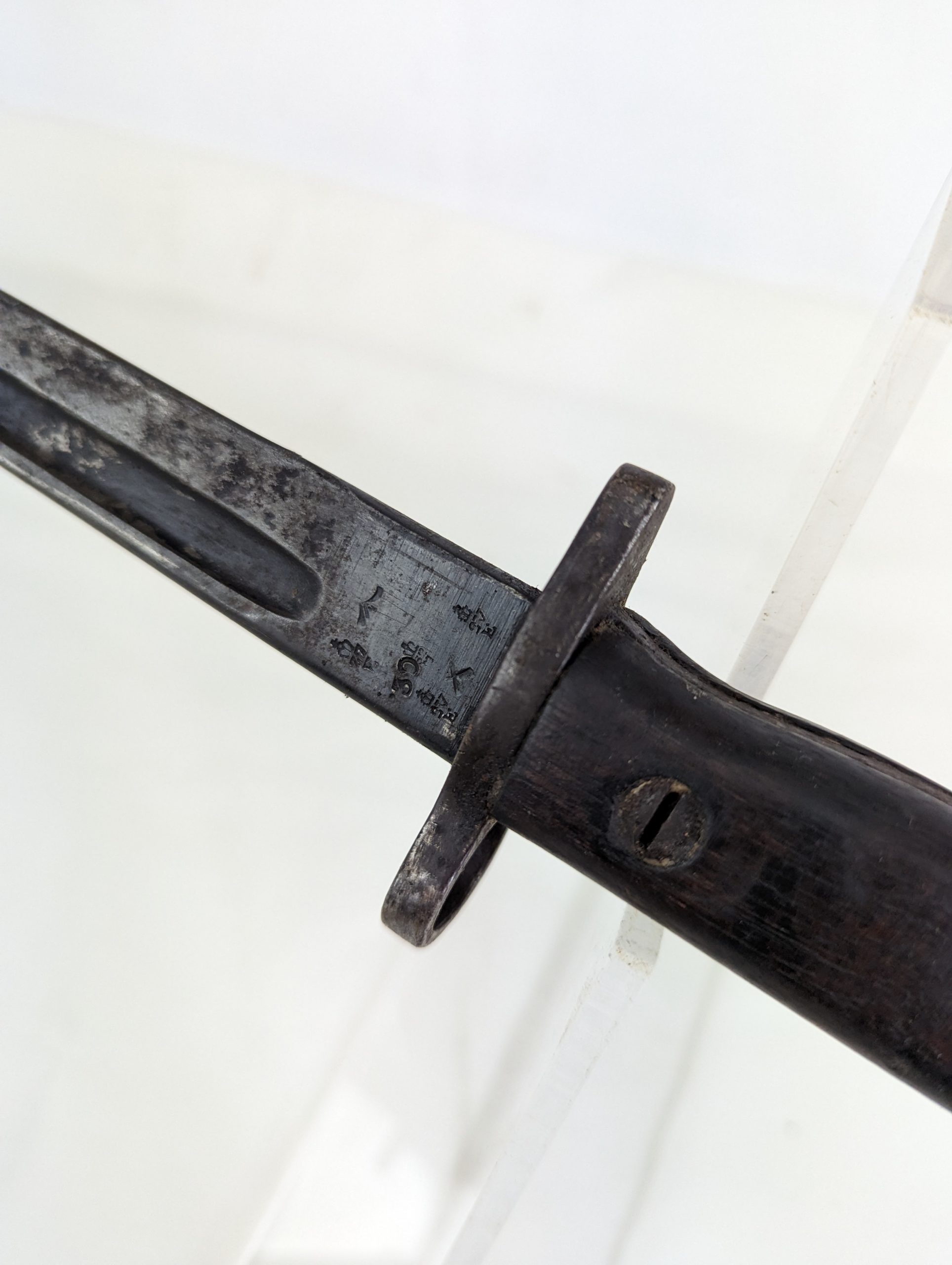 Late WW1 British 1907 Pattern Sword Bayonet by Sanderson - Image 5