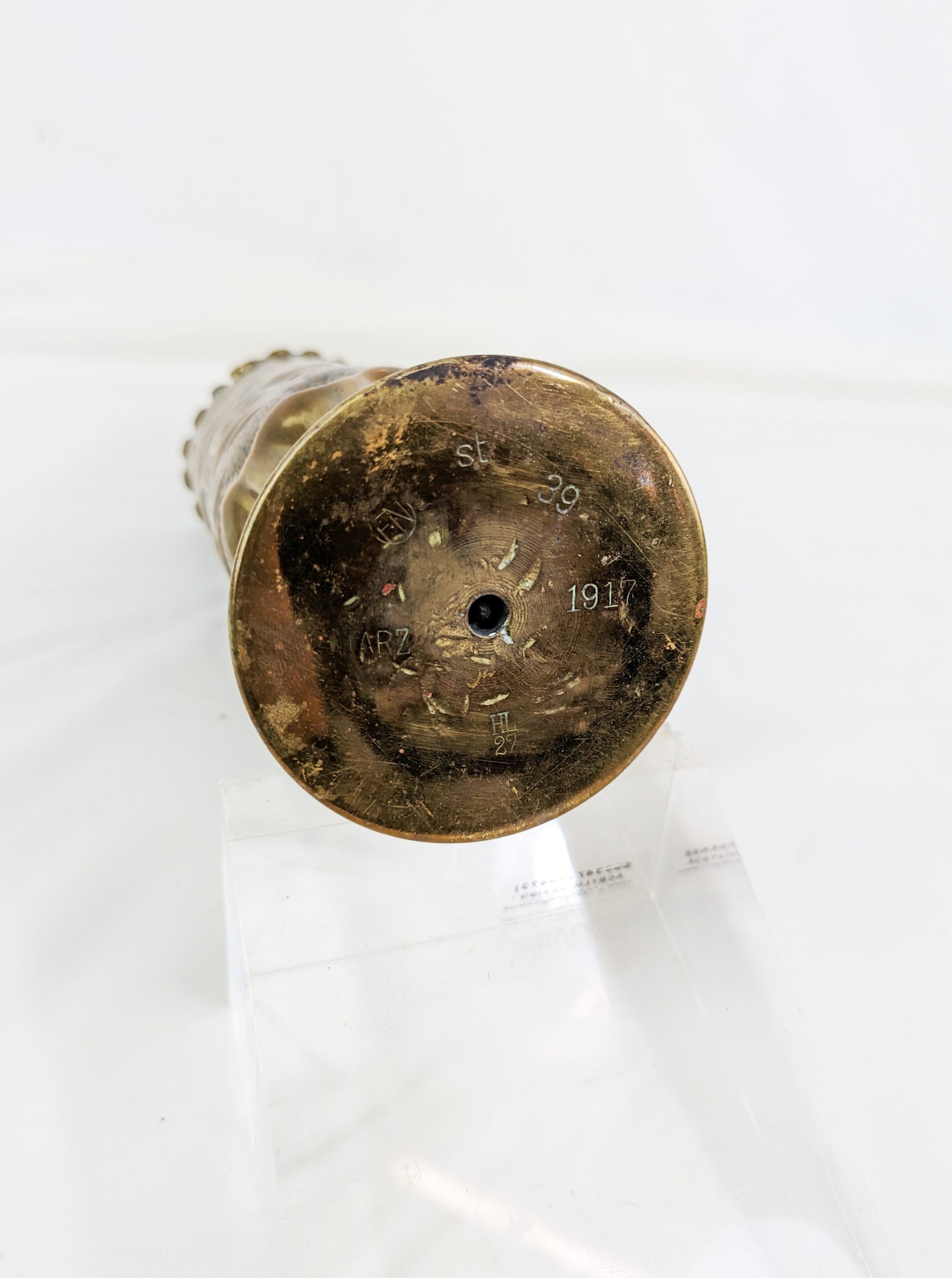 WW1 Artillery Shell Trench Art Vases - Image 5
