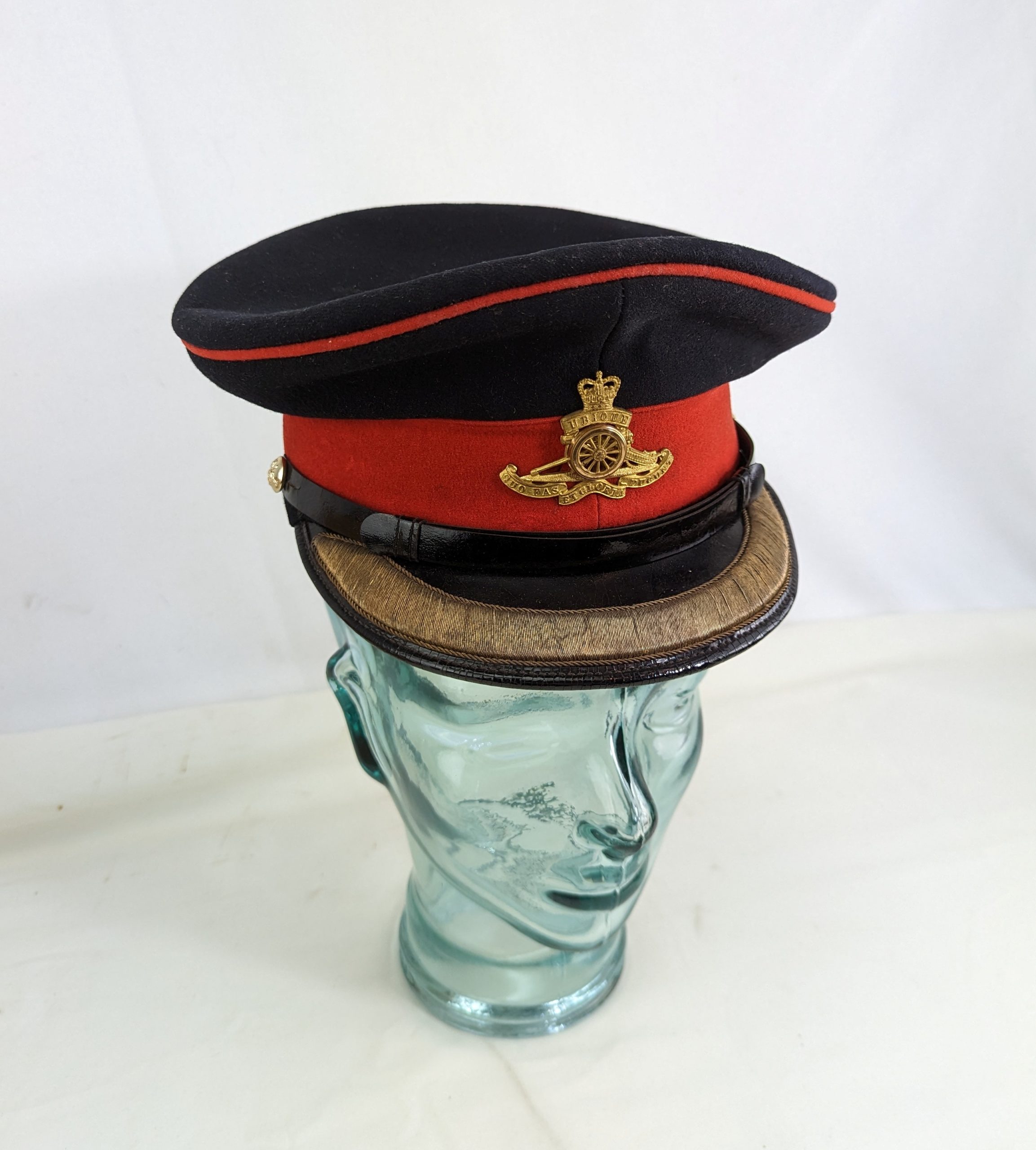 Major P.R. Elliot Royal Artillery Officer No.1 Cap with Gloves