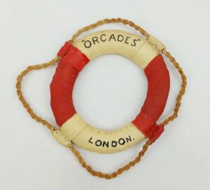 SS Orcades 1947 Orient Line Souvenir Life Ring