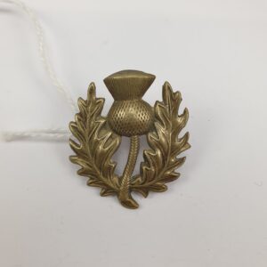 Scottish White Metal Sweetheart Badge