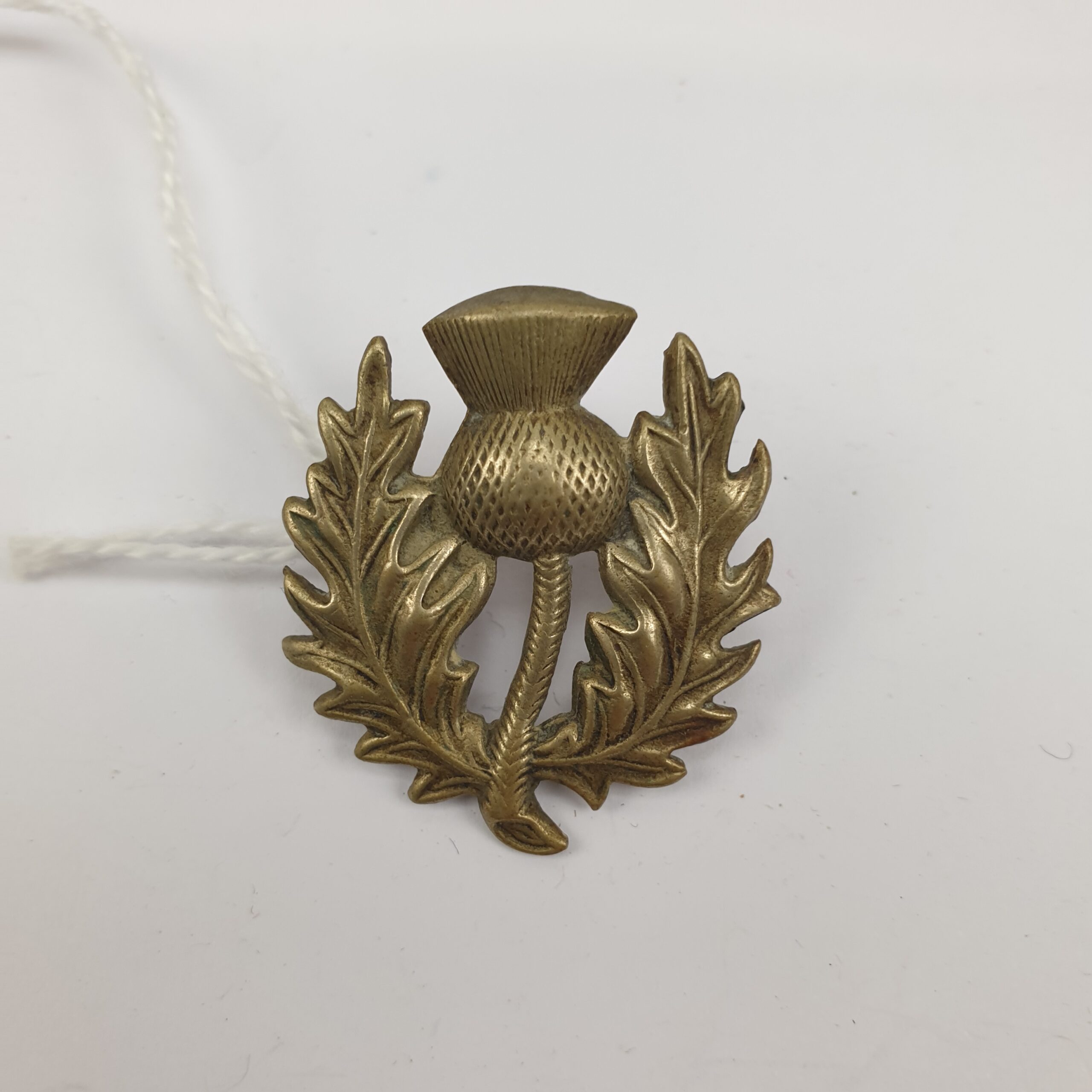 Scottish White Metal Sweetheart Badge