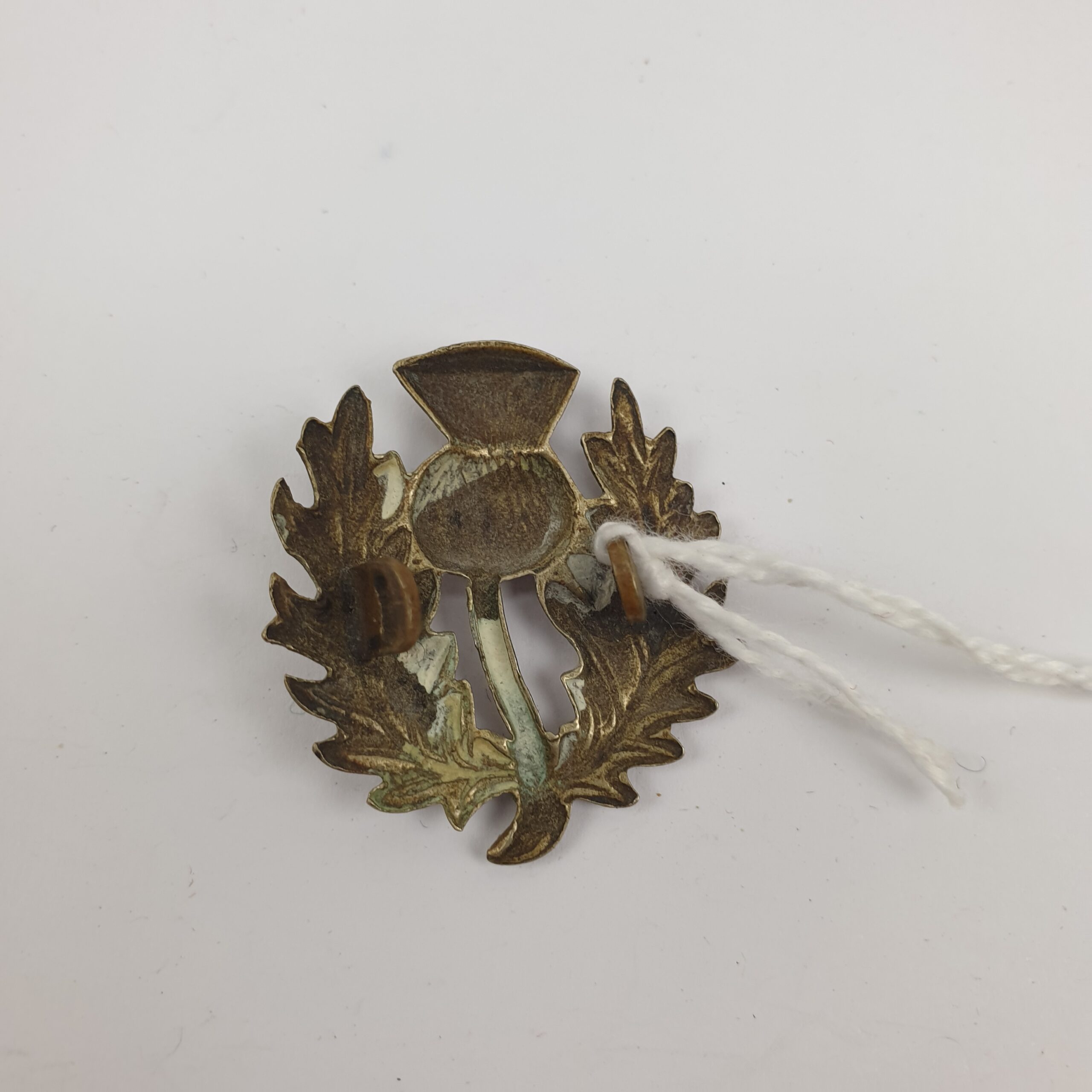 Scottish White Metal Sweetheart Badge - Image 2