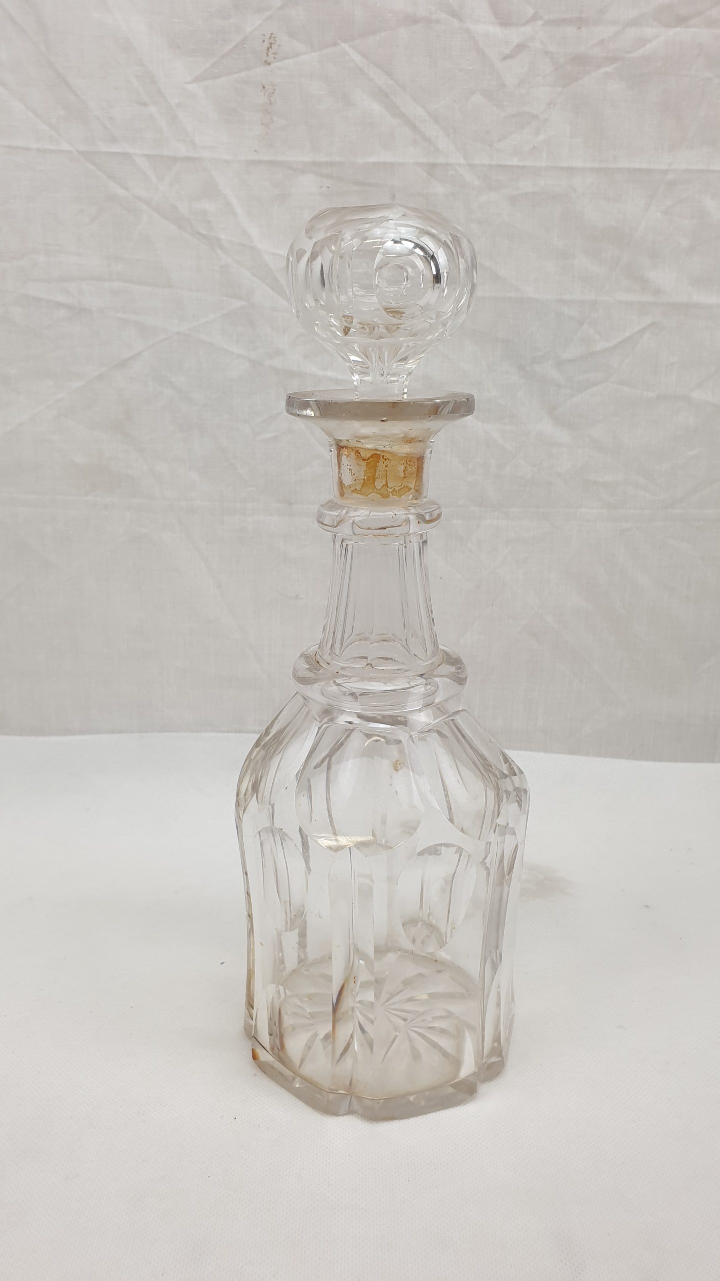 Victorian Cut Glass Decanter - Image 4