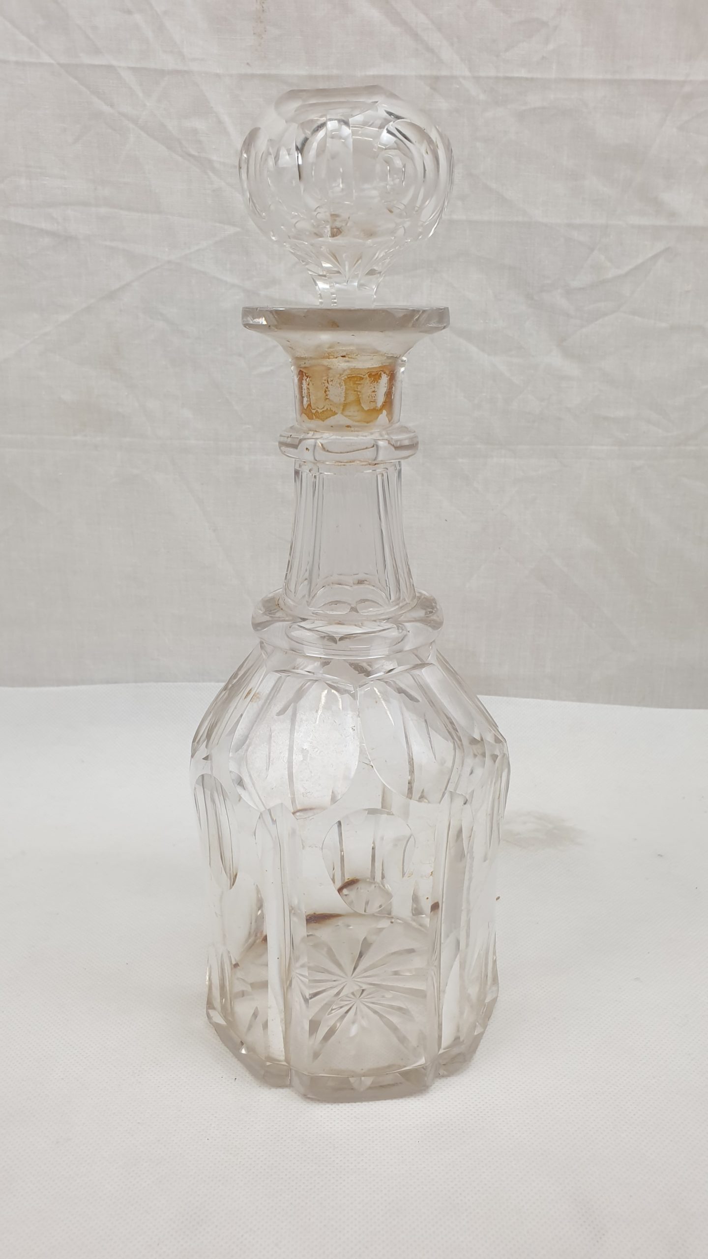 Victorian Cut Glass Decanter - Image 5