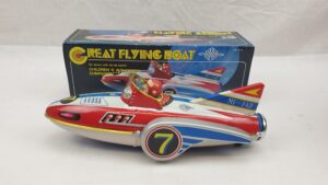 Vintage 1980s Chinese Tinplate Great Flying Boat #2
