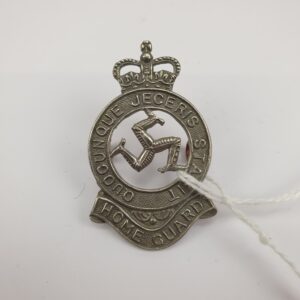 WW2 Isle Of Man Home Guard Collar Badge
