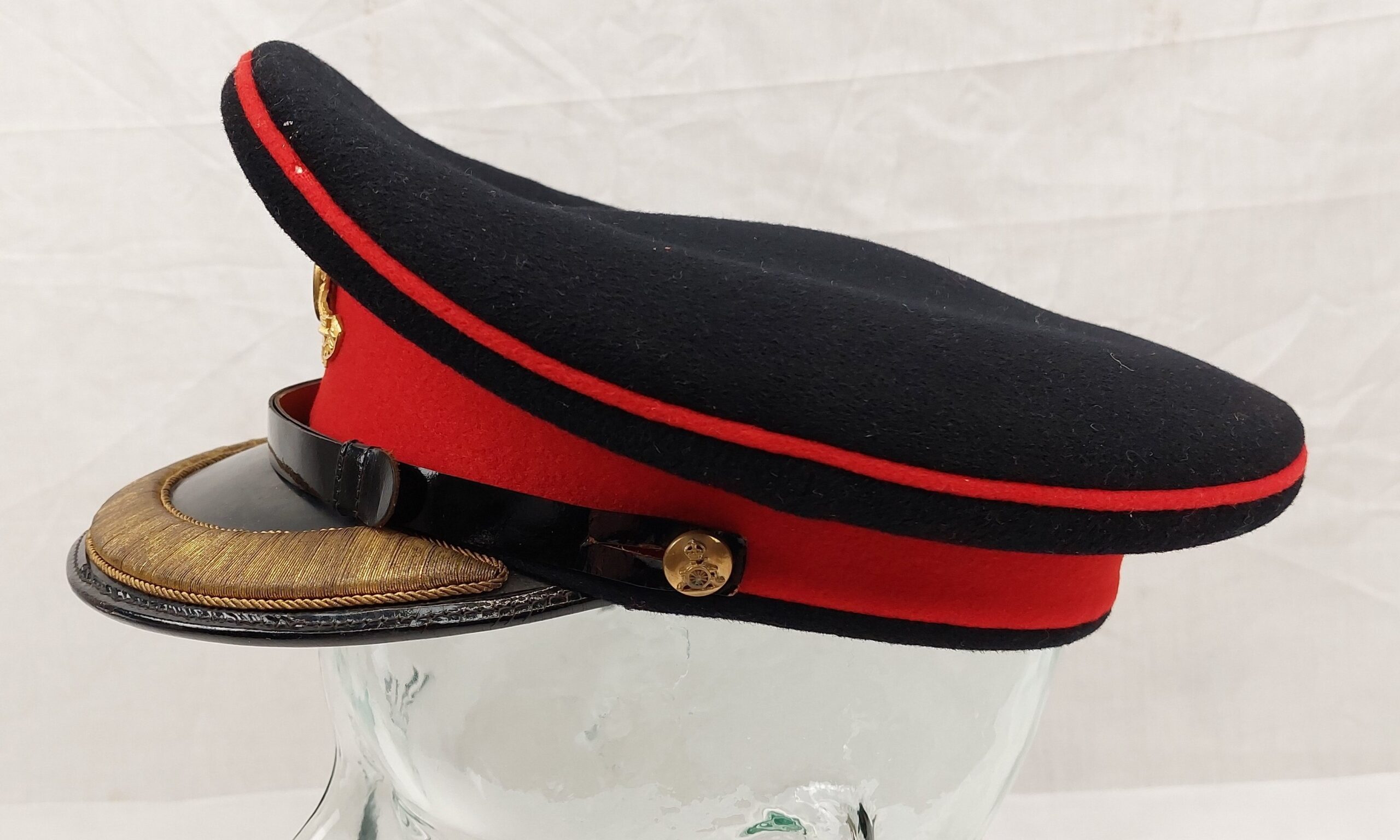 WW2 Royal Artillery Brigadiers Dress Peaked Cap - Image 2