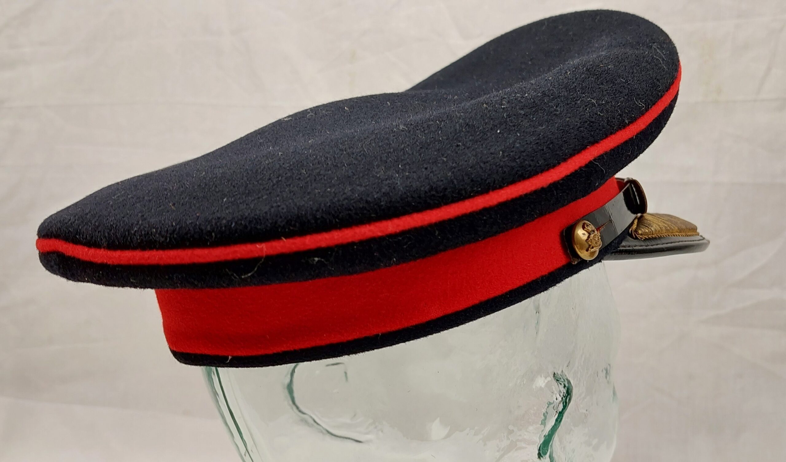 WW2 Royal Artillery Brigadiers Dress Peaked Cap - Image 5