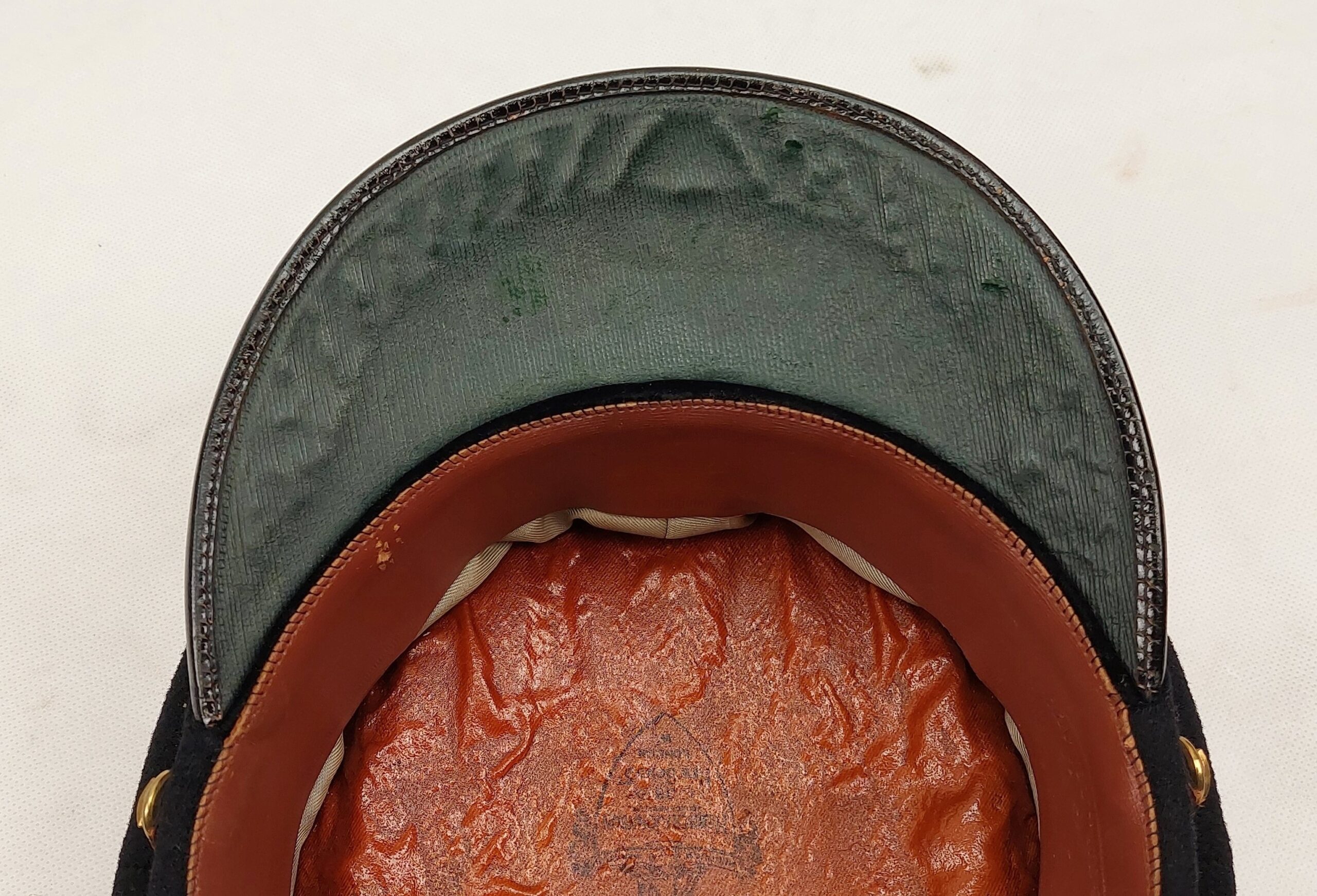 WW2 Royal Artillery Brigadiers Dress Peaked Cap - Image 8