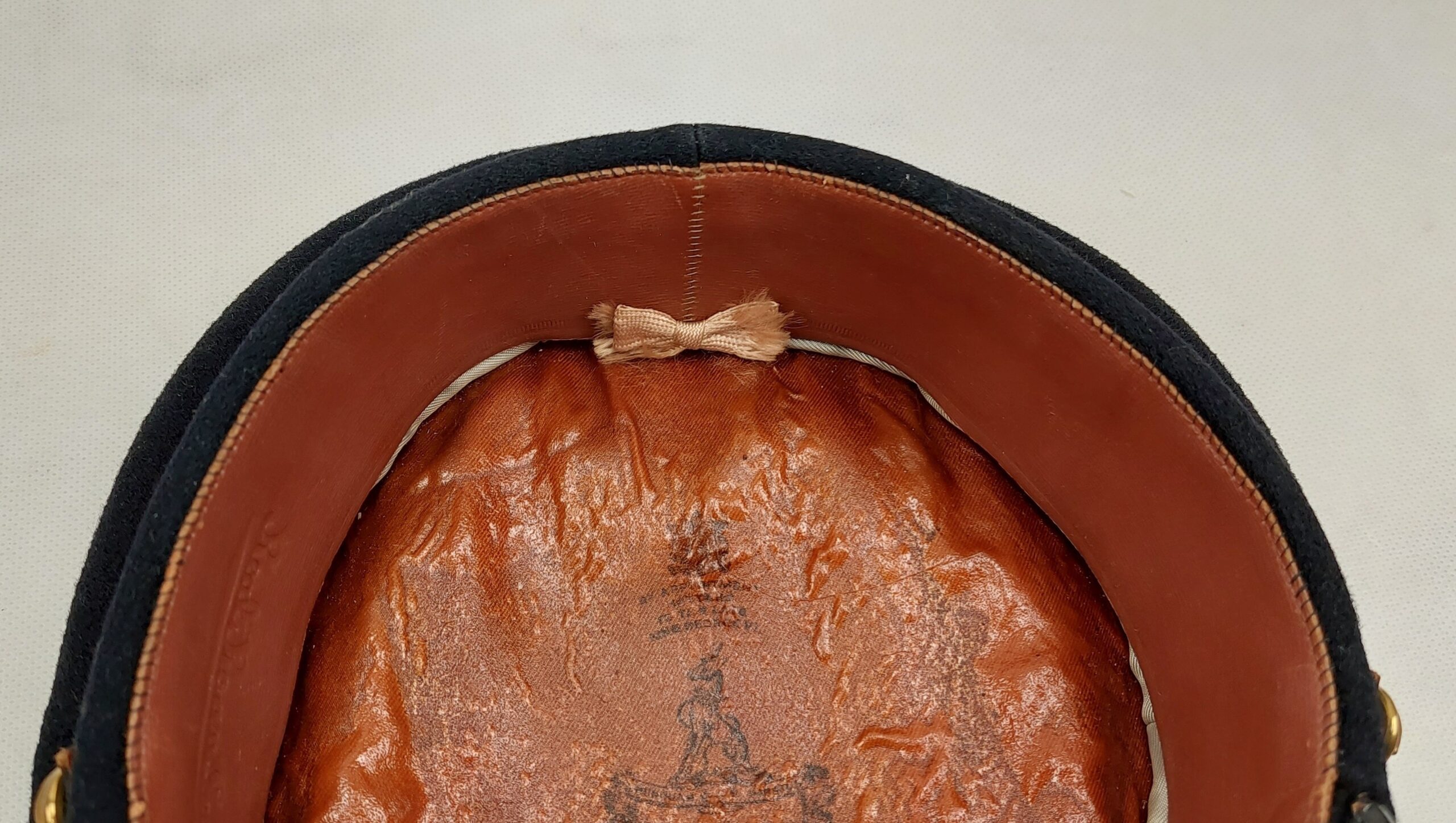WW2 Royal Artillery Brigadiers Dress Peaked Cap - Image 7