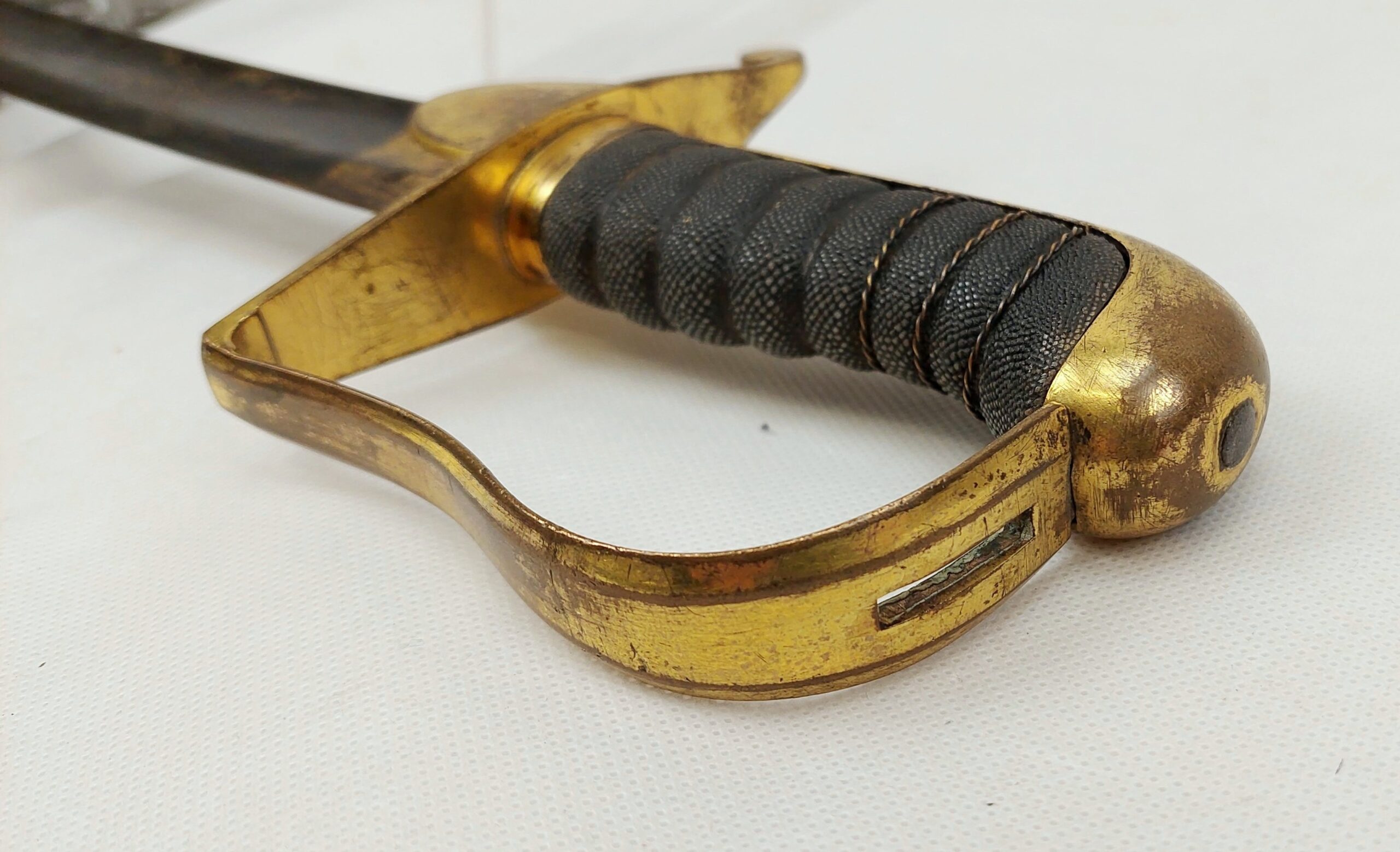 1796 Pattern Light Cavalry Private Purchase Blue & Gilt Officers Sabre - Image 9