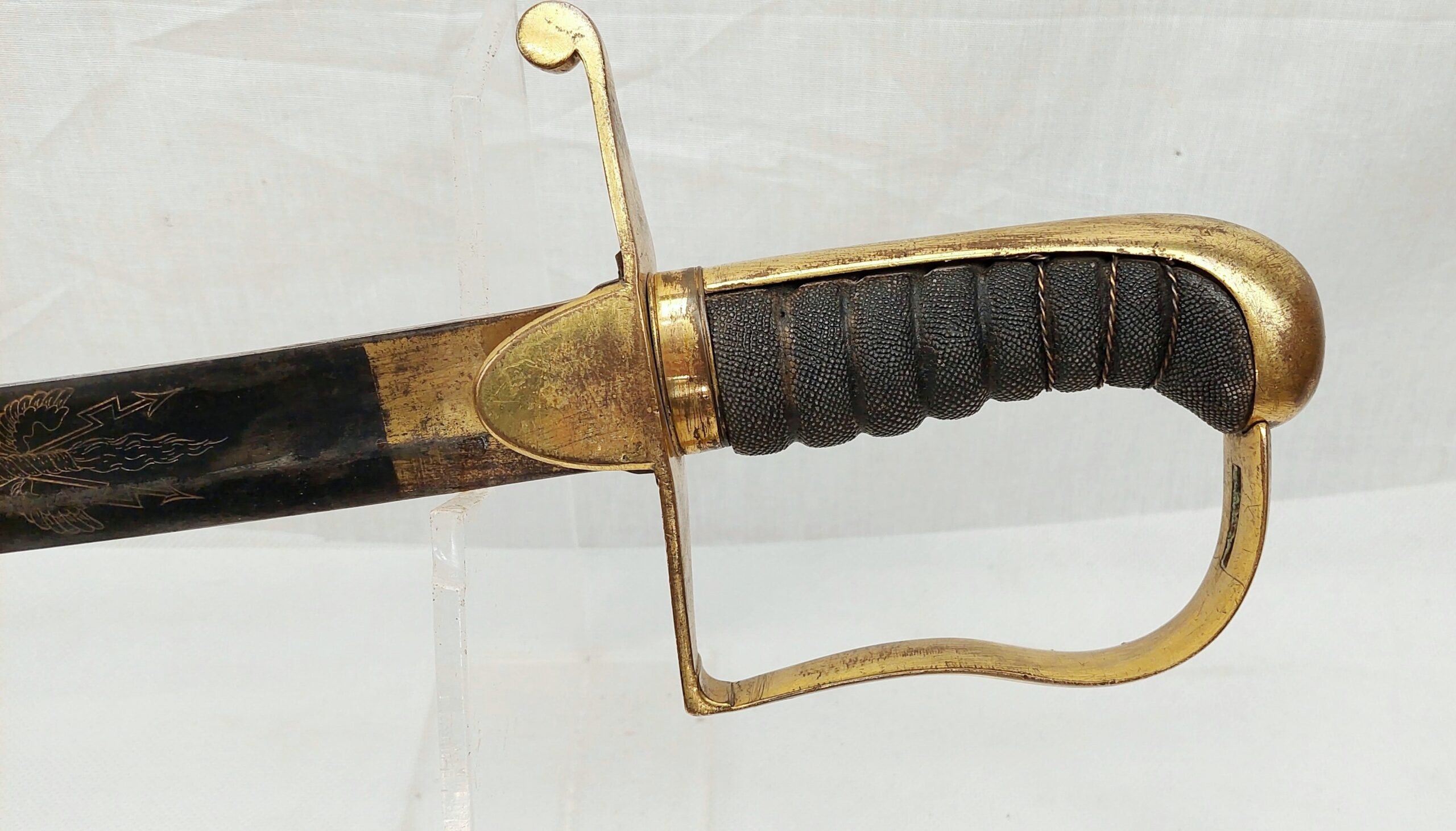 1796 Pattern Light Cavalry Private Purchase Blue & Gilt Officers Sabre - Image 15