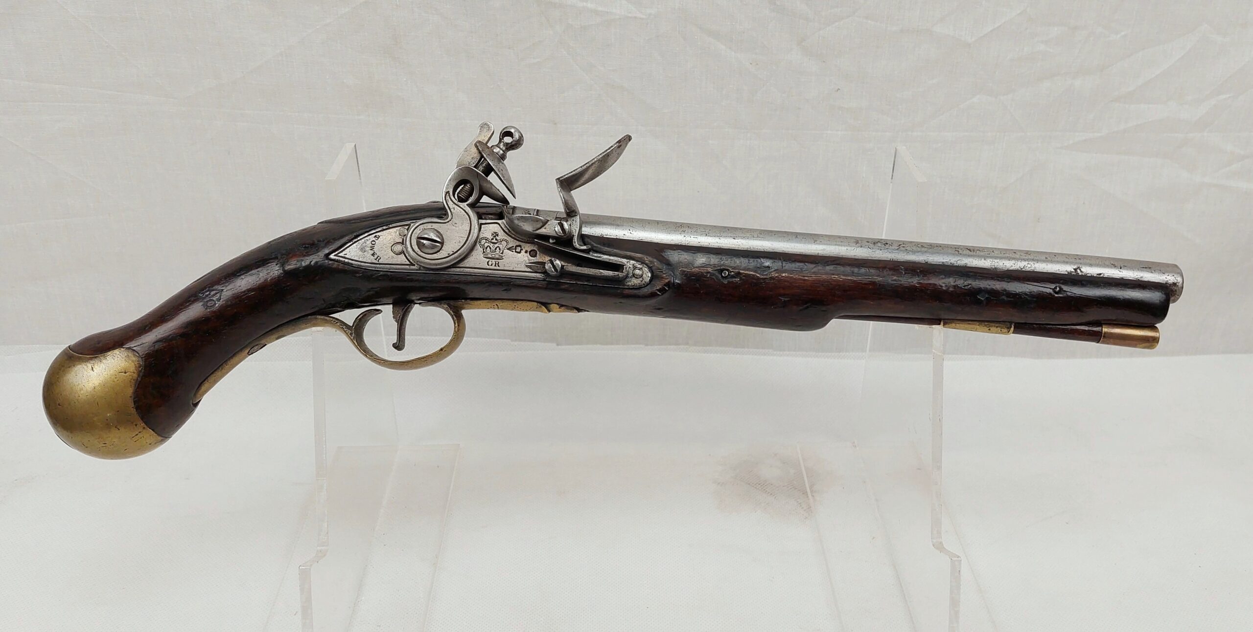 Issued 1801 Pattern Royal Navy Sea Service Flintlock Pistol