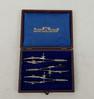 Cased Stanley Set Of Drawing Instruments