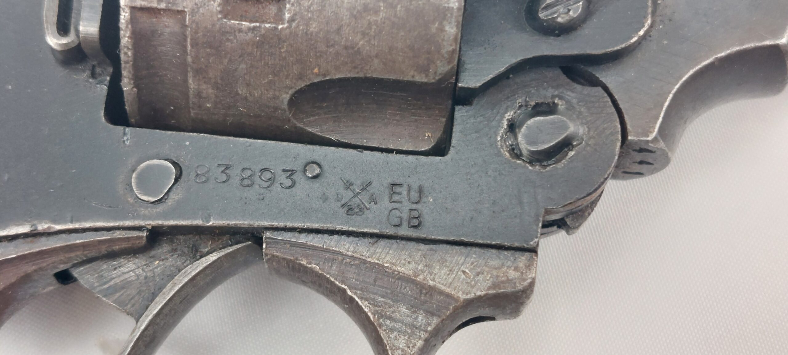 EU Spec Deactivated WW2 Webley Mark 4 Service Revolver Serial Number 83893 - Image 5