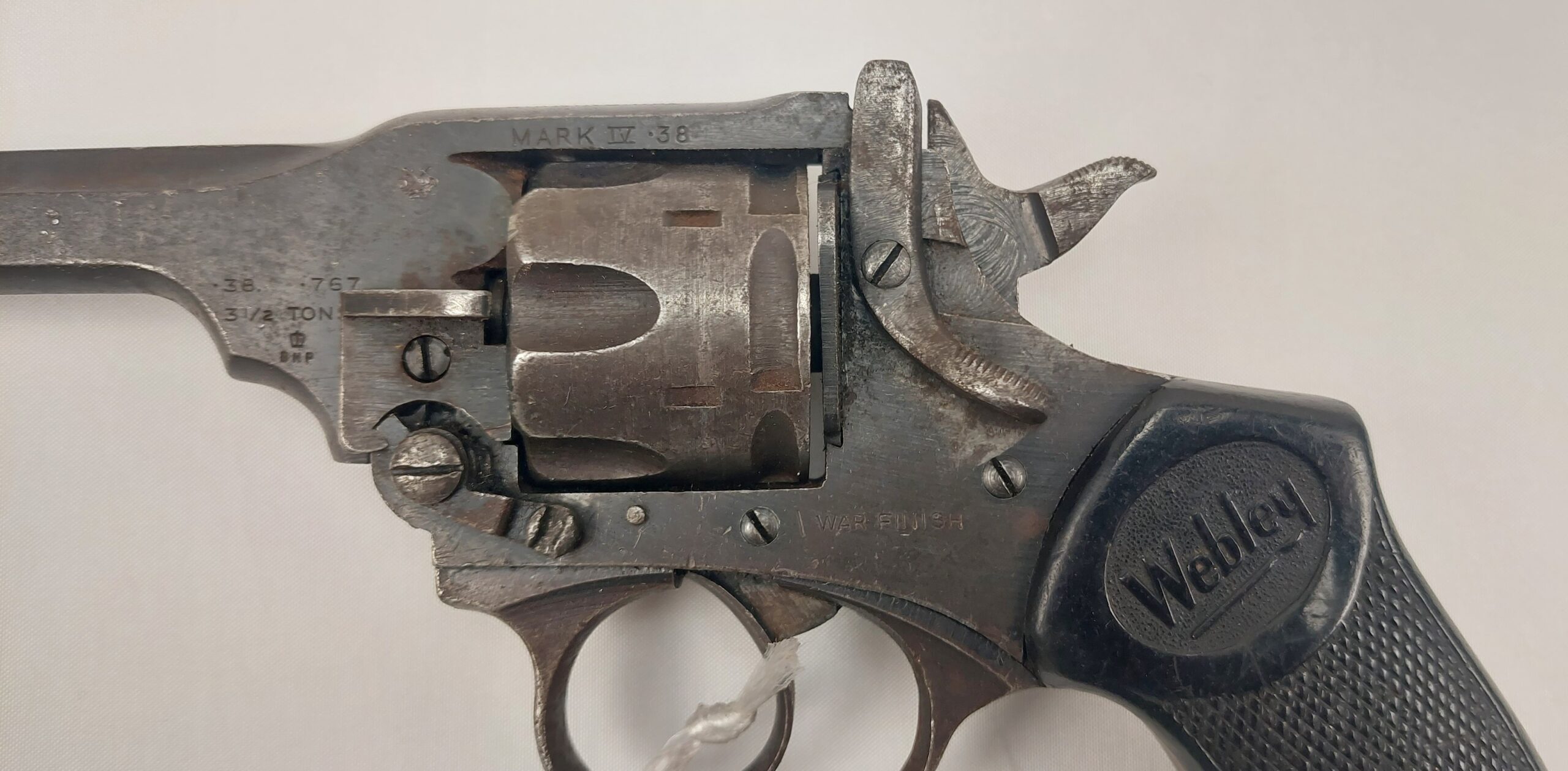 EU Spec Deactivated WW2 Webley Mark 4 Service Revolver Serial Number 83893 - Image 15