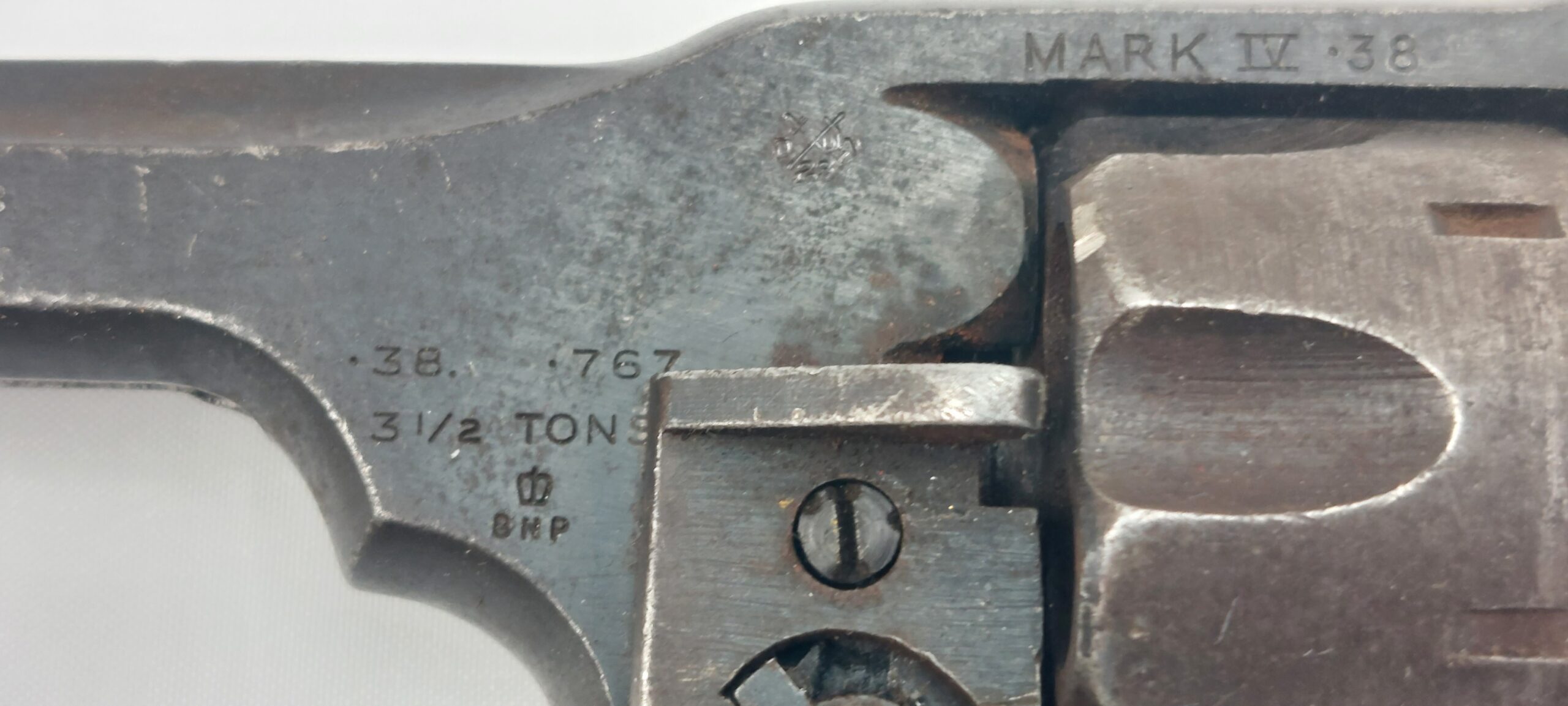 EU Spec Deactivated WW2 Webley Mark 4 Service Revolver Serial Number 83893 - Image 12