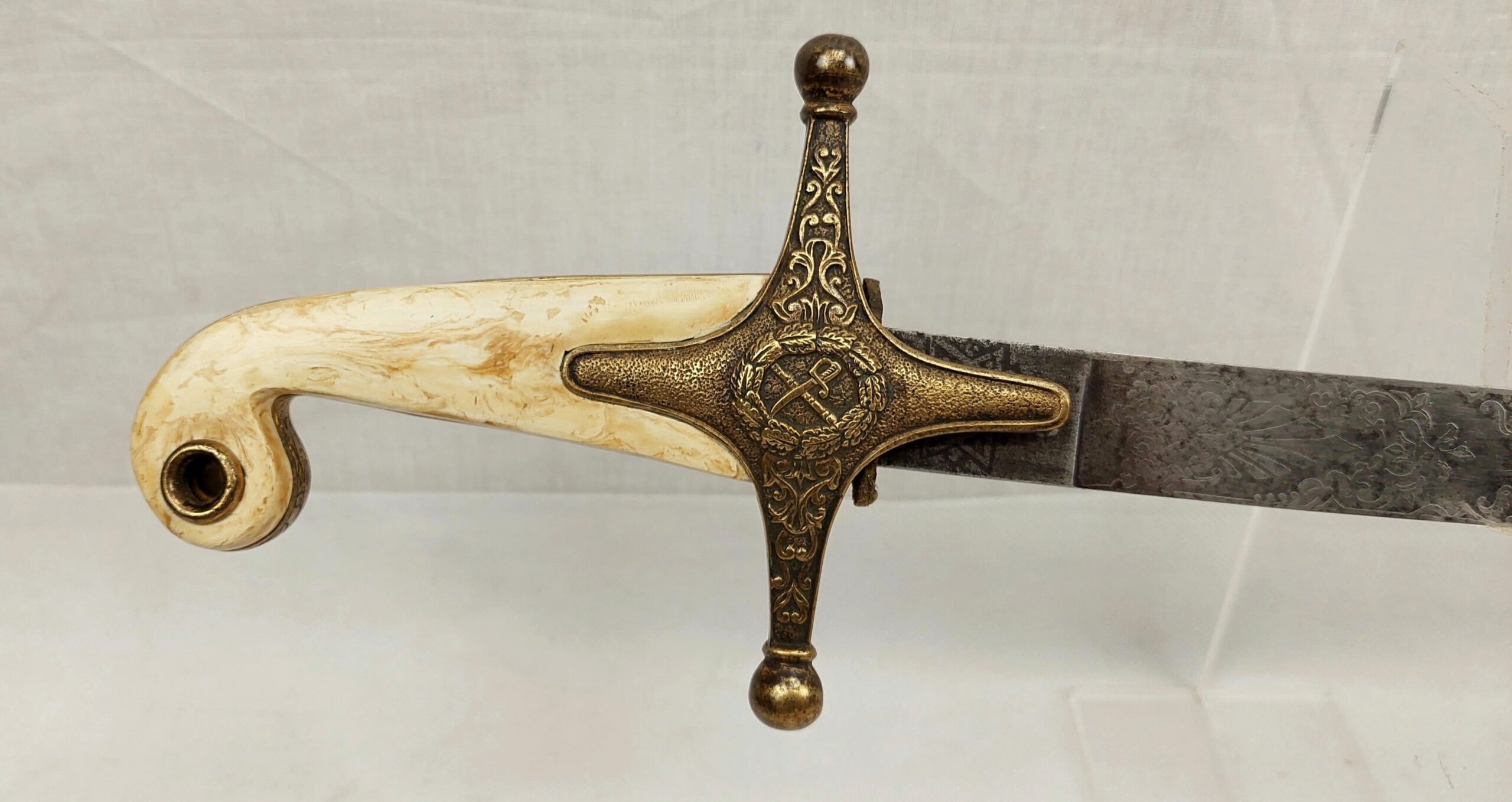 Rare Edward VII 1837 Pattern Officers Mameluke Sword - Image 2