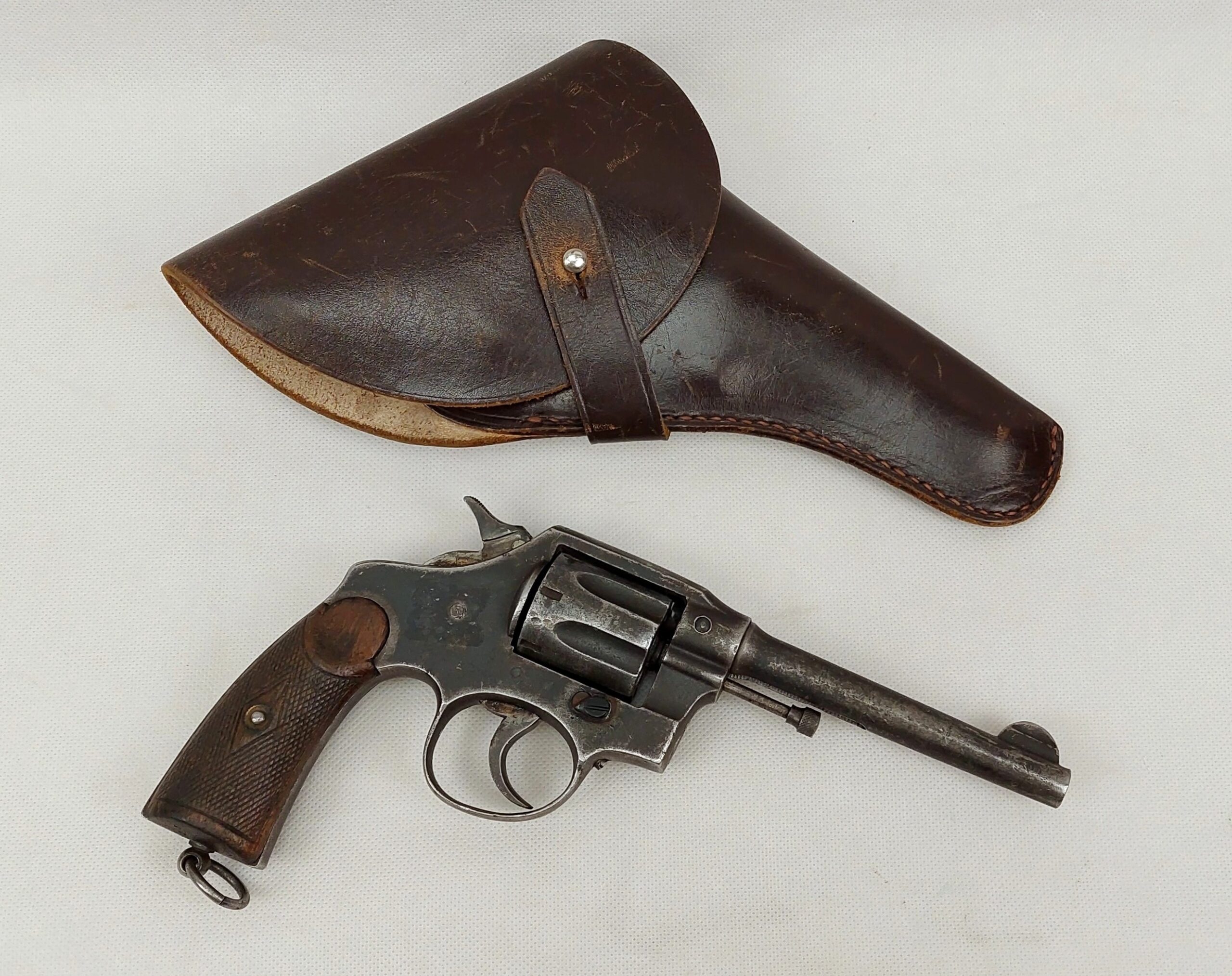 Eibar Colt Type.38 Revolver And Holster