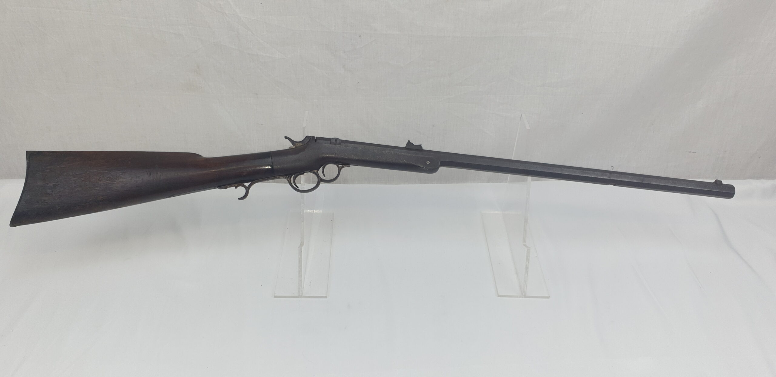 Frank Wesson Two Trigger Civil War Military Carbine in 44 .Cal Rimfire