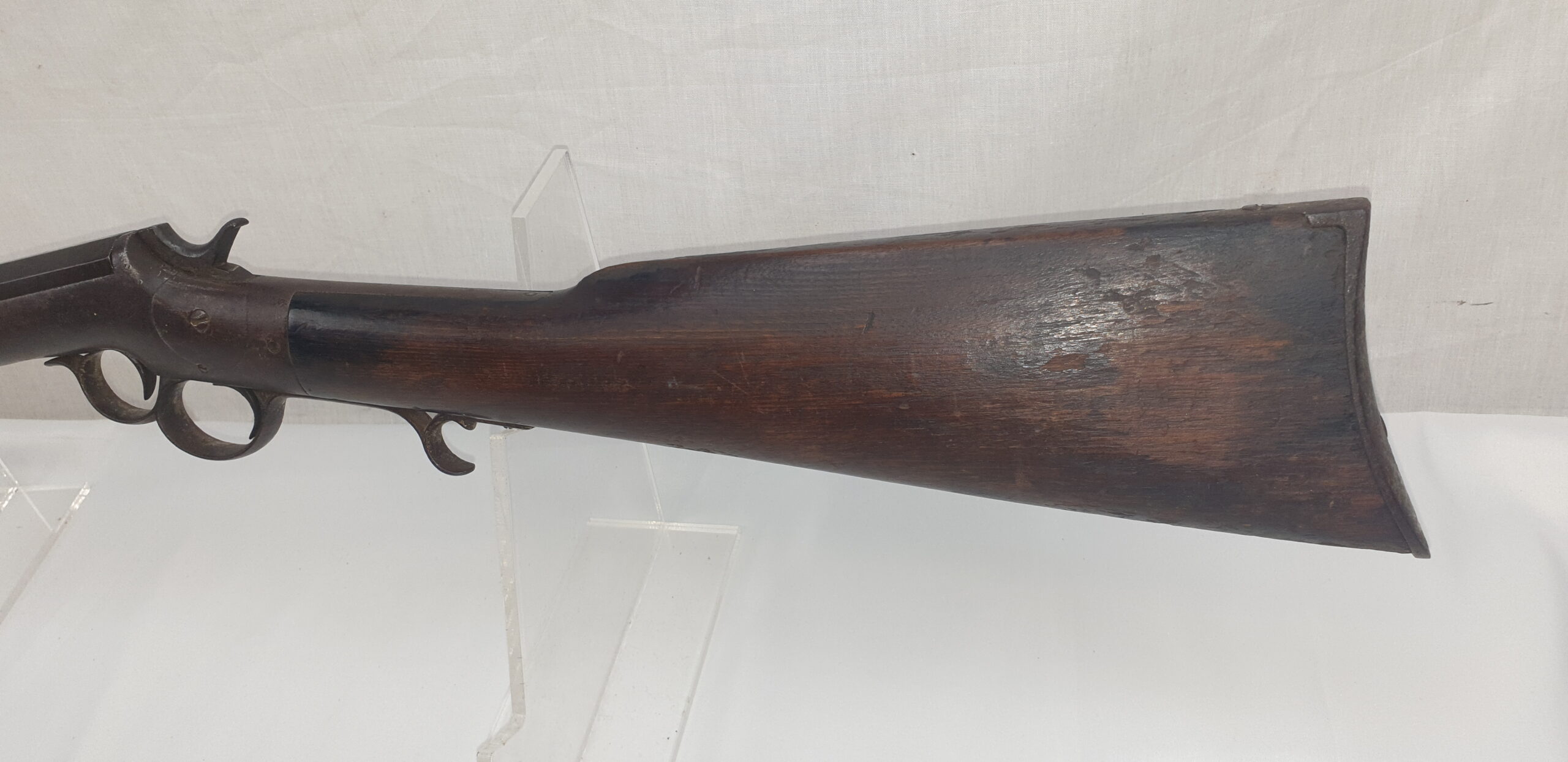 Frank Wesson Two Trigger Civil War Military Carbine in 44 .Cal Rimfire - Image 10
