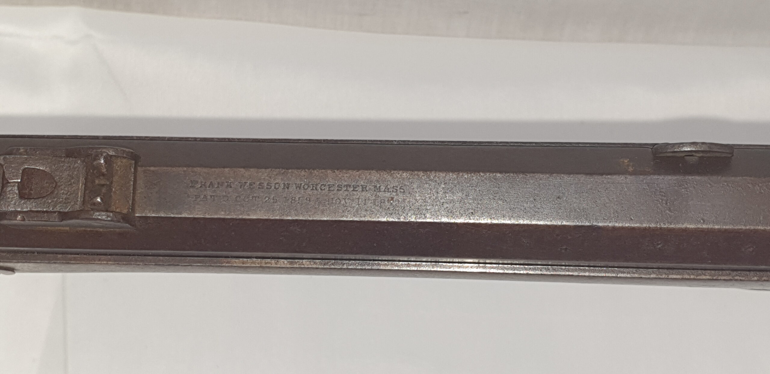 Frank Wesson Two Trigger Civil War Military Carbine in 44 .Cal Rimfire - Image 11