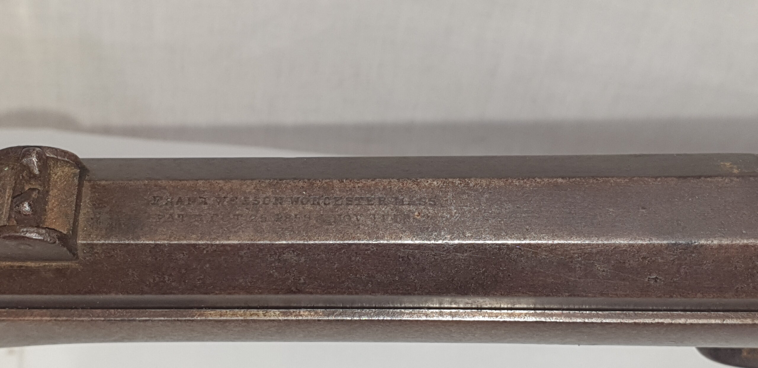 Frank Wesson Two Trigger Civil War Military Carbine in 44 .Cal Rimfire - Image 12