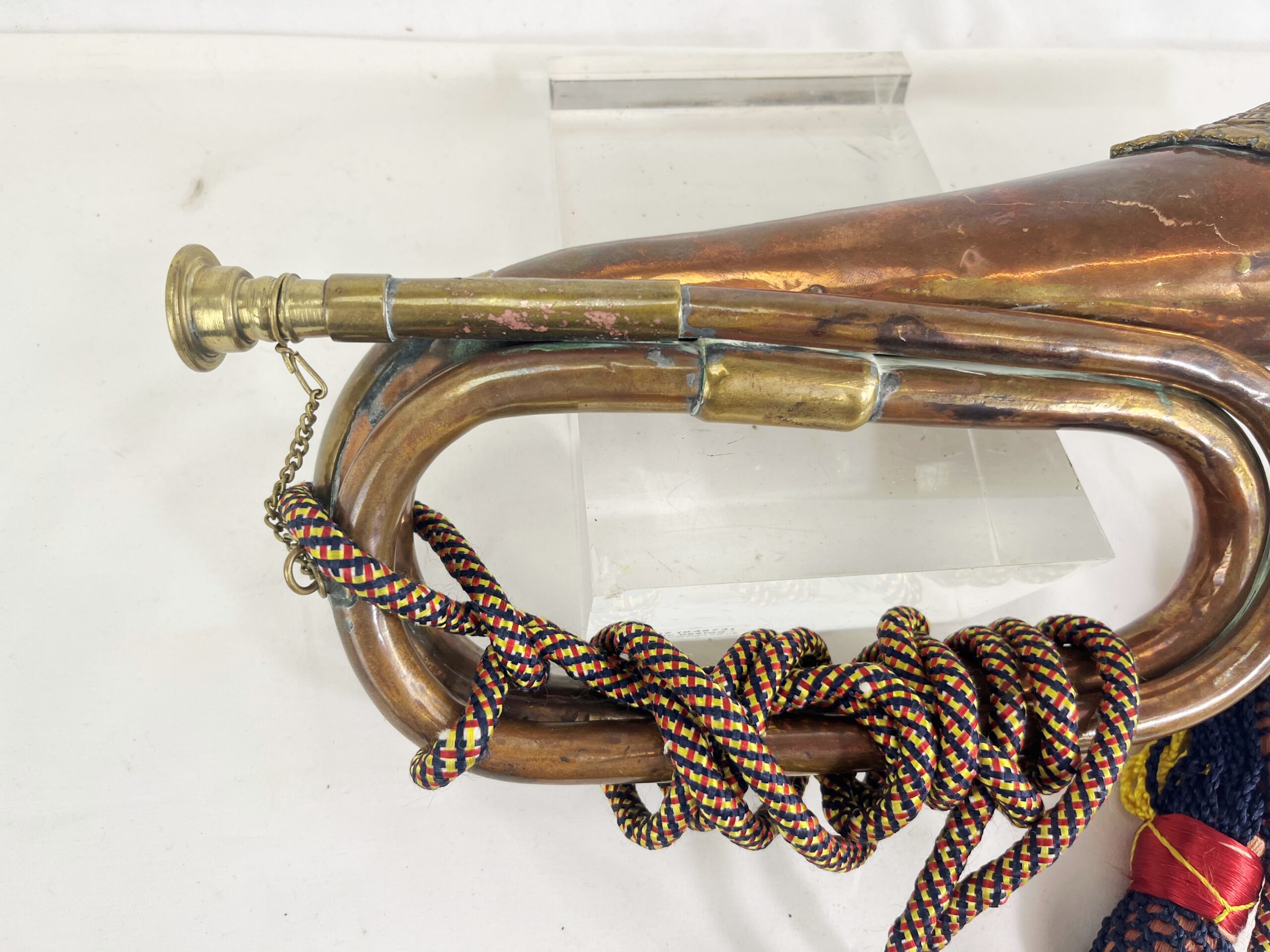 Argyll and Sutherland Highlander Brass Copper Bugle Horn - Image 3