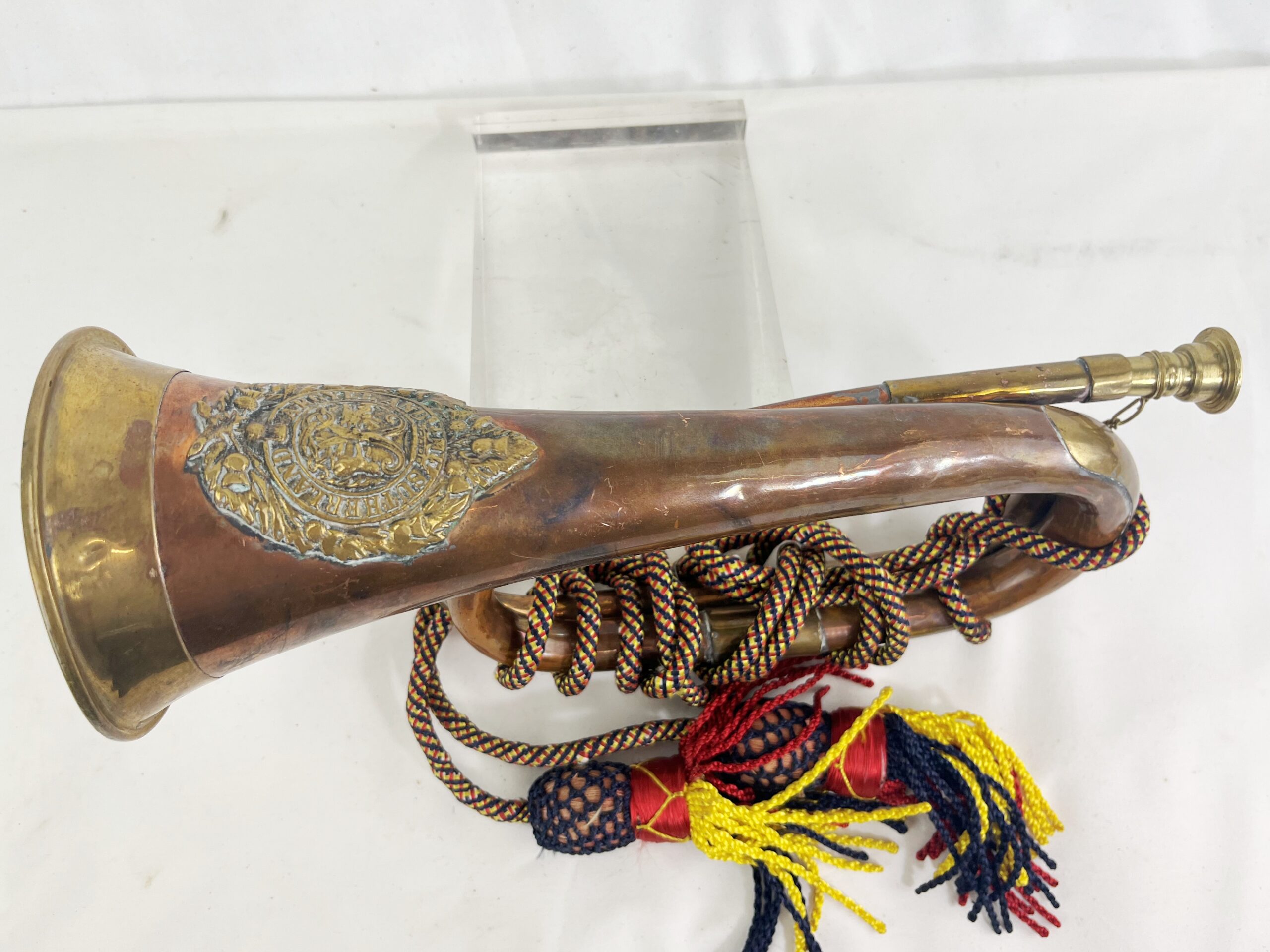 Argyll and Sutherland Highlander Brass Copper Bugle Horn - Image 6