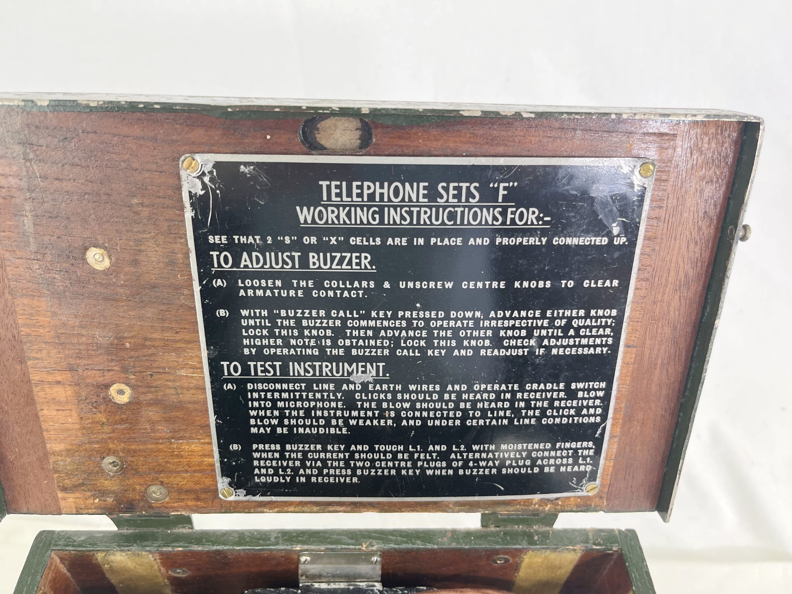 WW2 British Army Telephone Set F #2 - Image 8