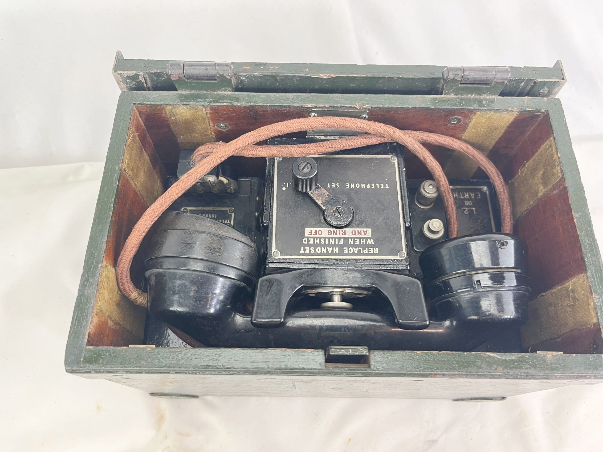 WW2 British Army Telephone Set F #2 - Image 9