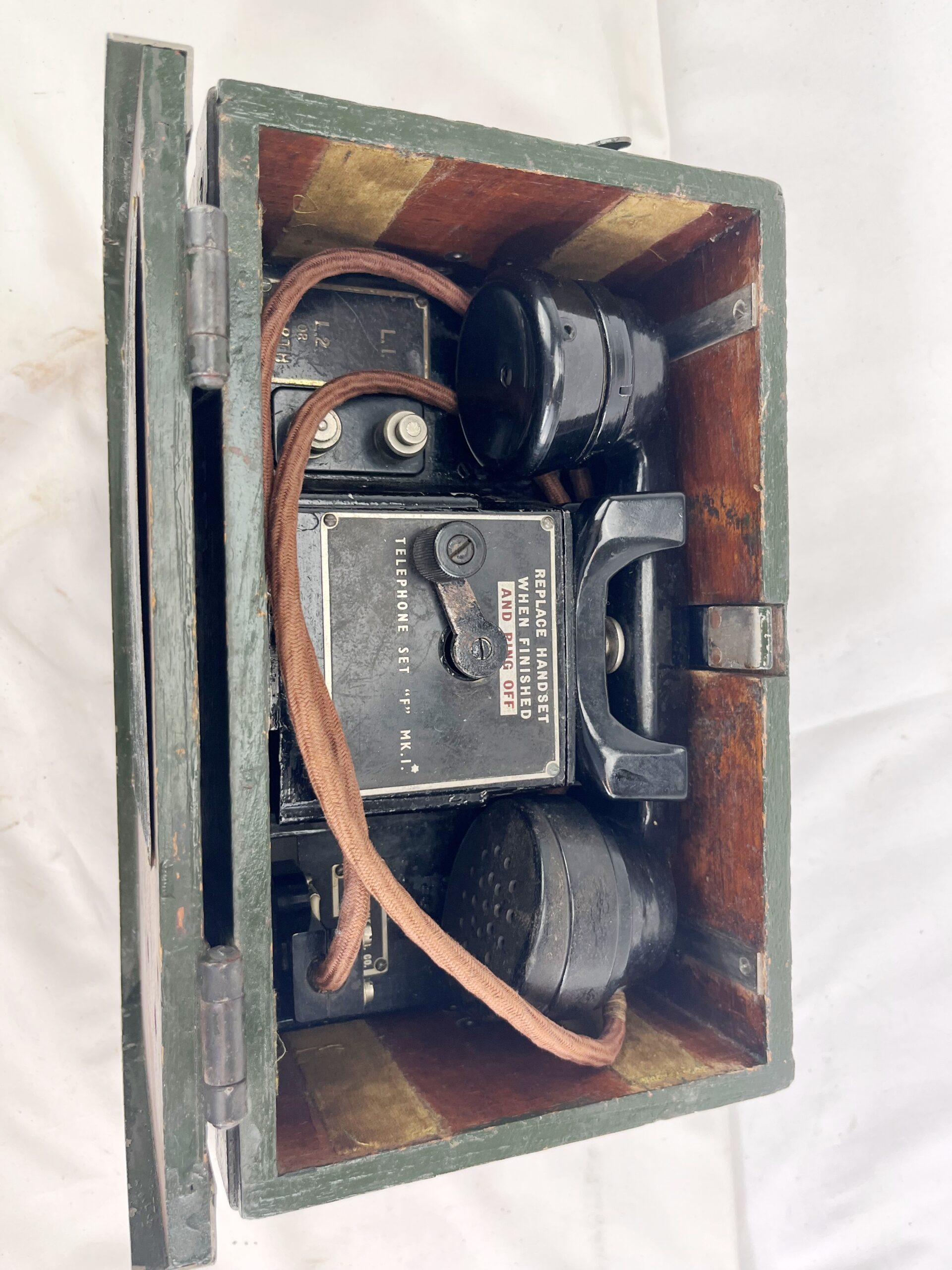 WW2 British Army Telephone Set F #2 - Image 10