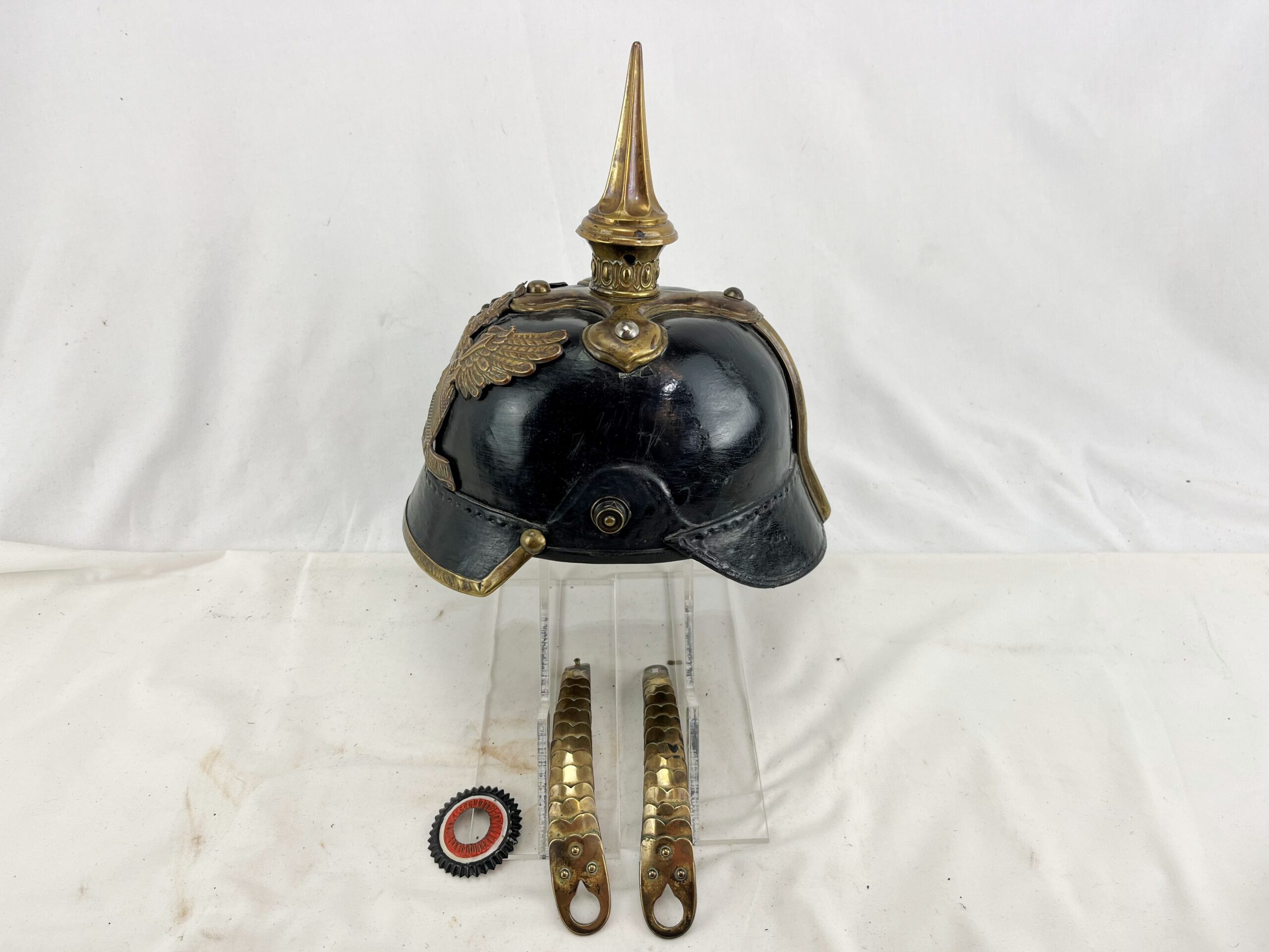 WW1 Baden Line Infantry Officers Pickelhaube M1850 - Image 6