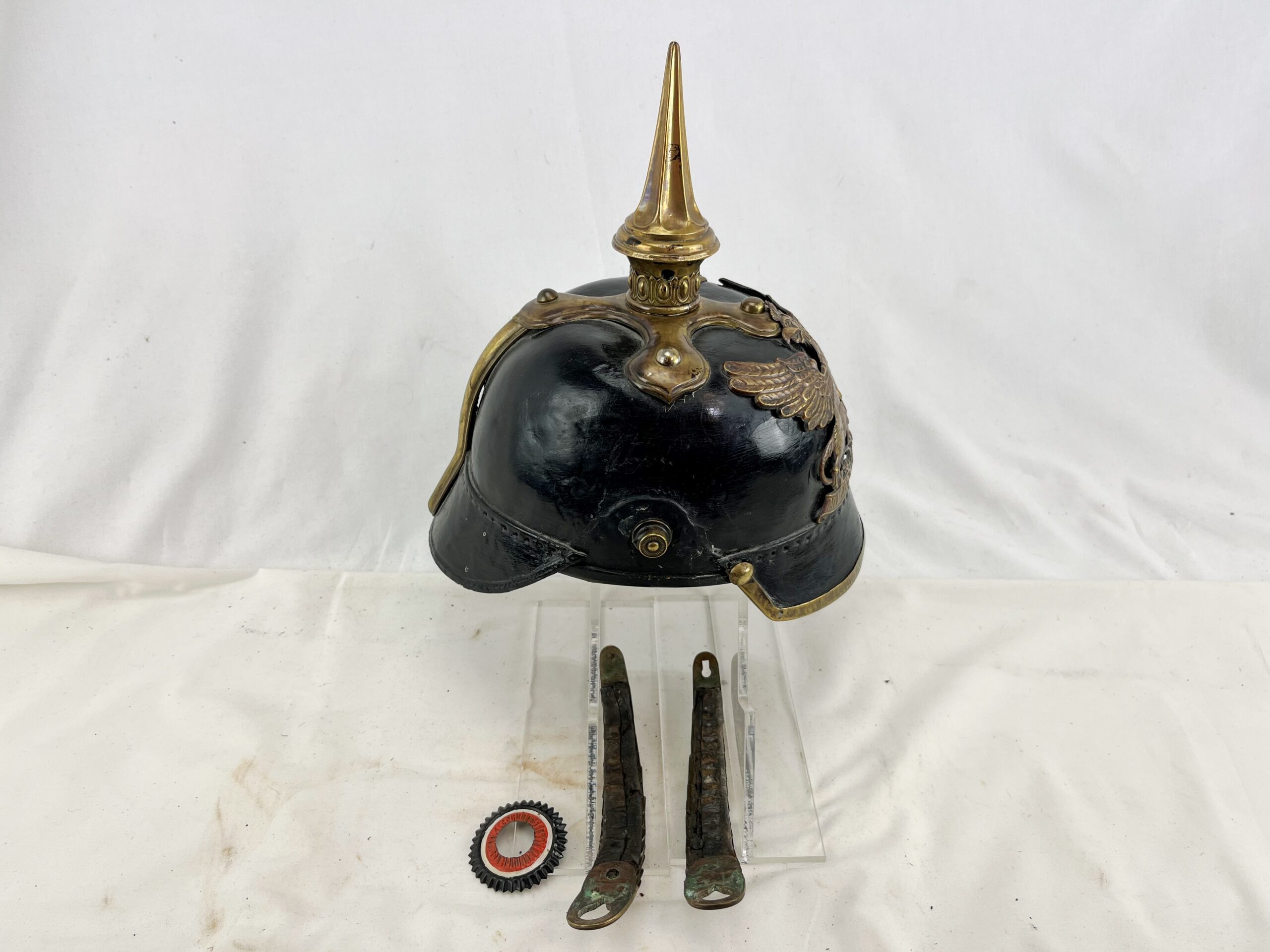 WW1 Baden Line Infantry Officers Pickelhaube M1850 - Image 8