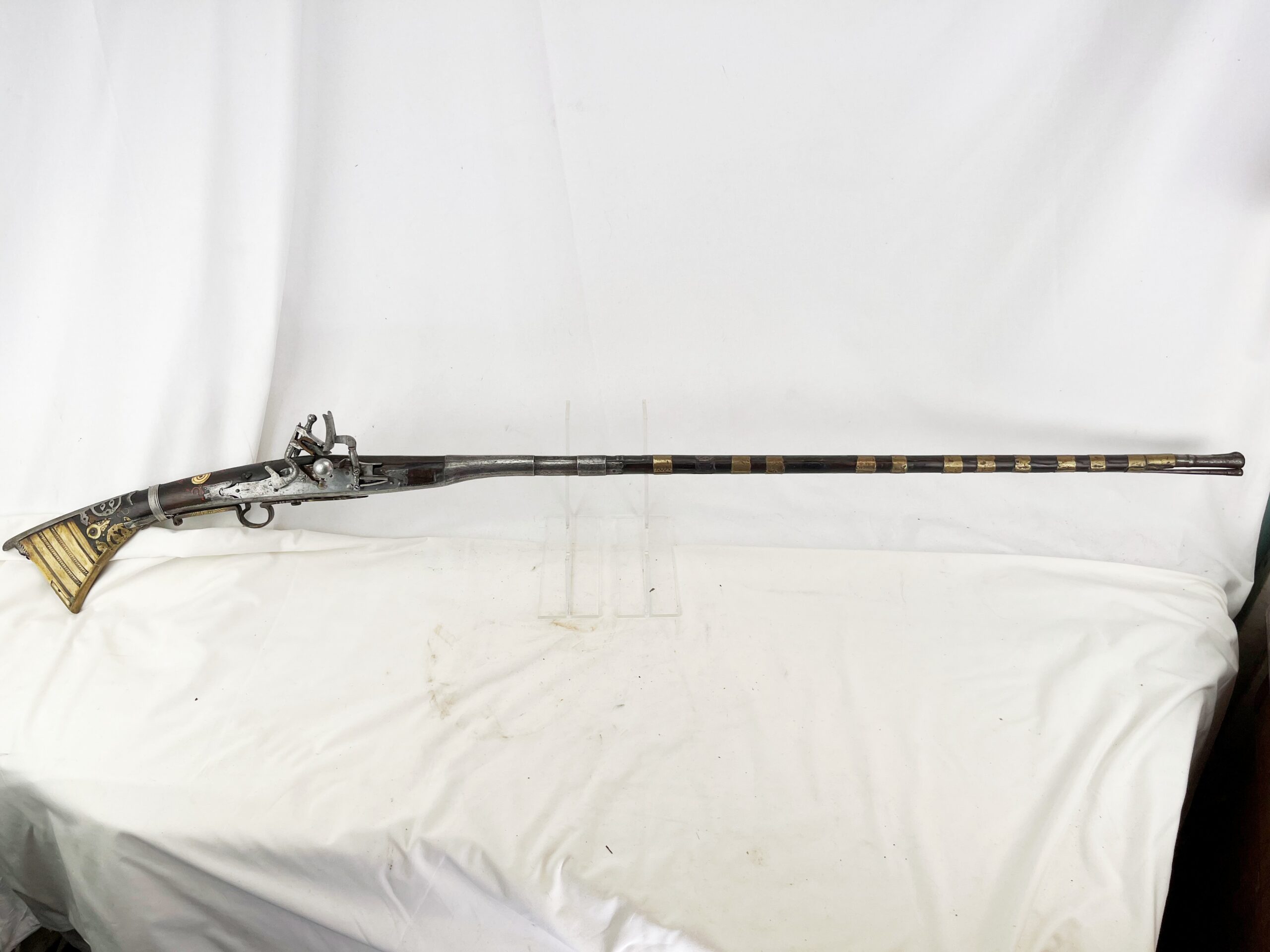 Unique Decorative Afghan Jezail Rifle