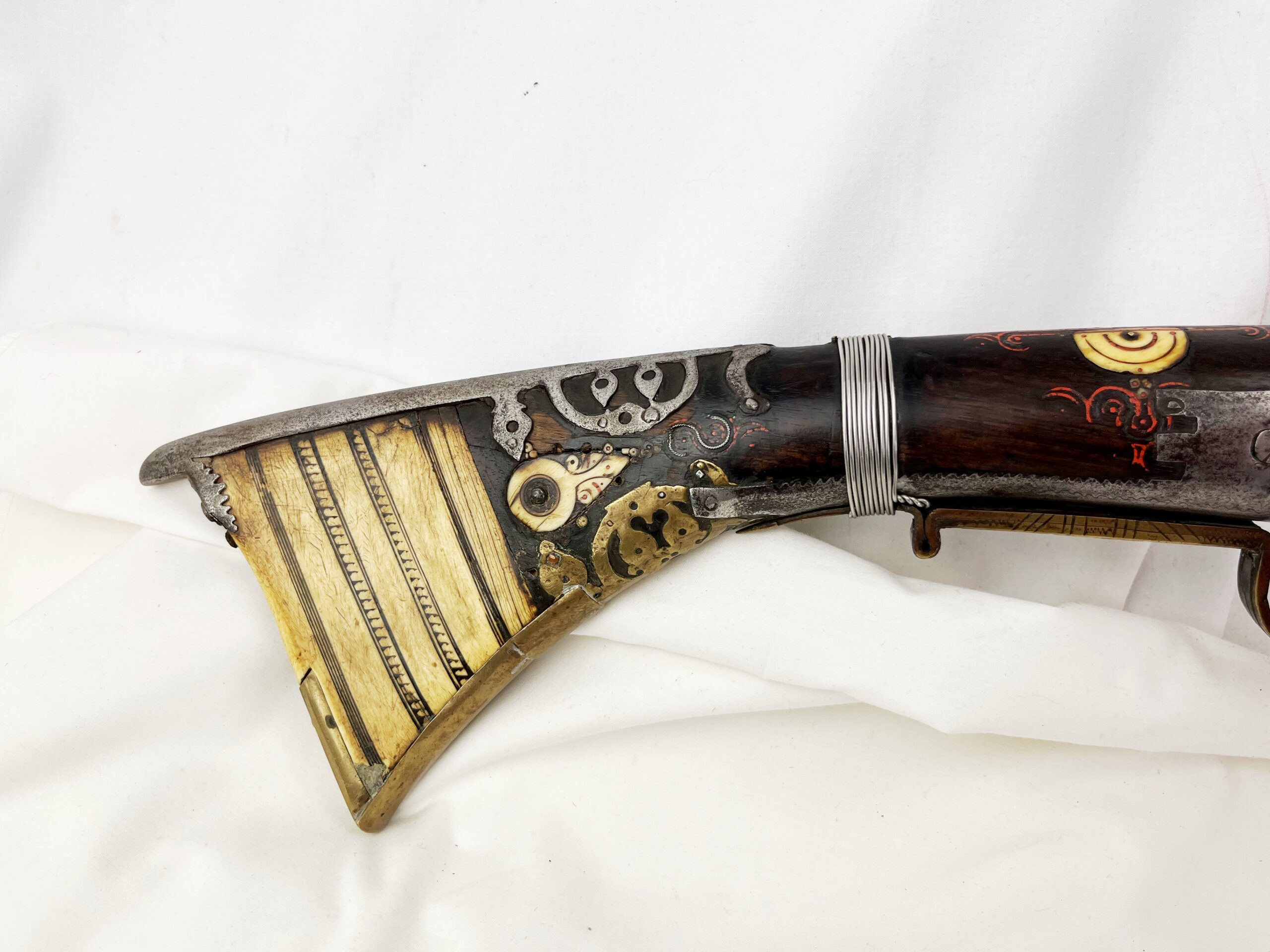 Unique Decorative Afghan Jezail Rifle - Image 13