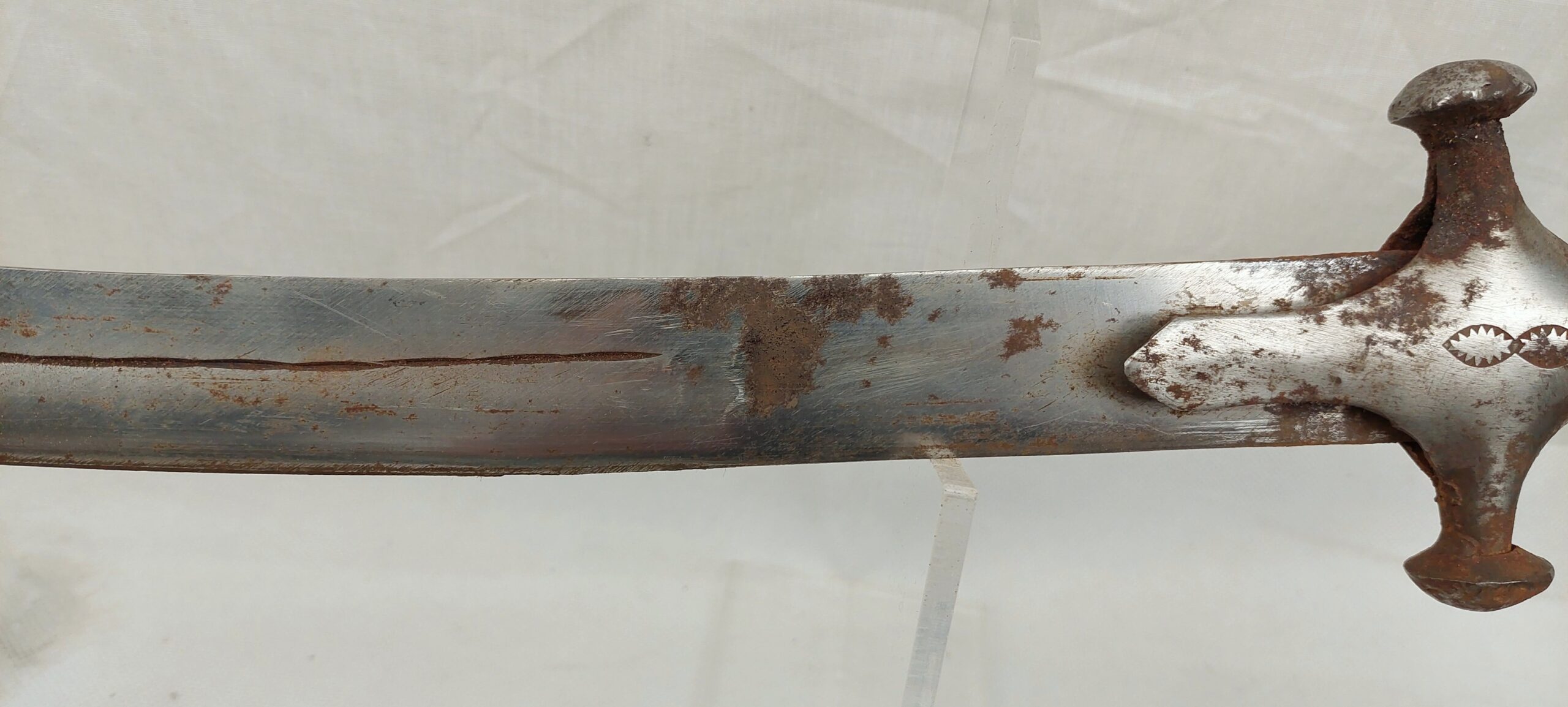 Indian Tulwar And Scabbard - Image 7