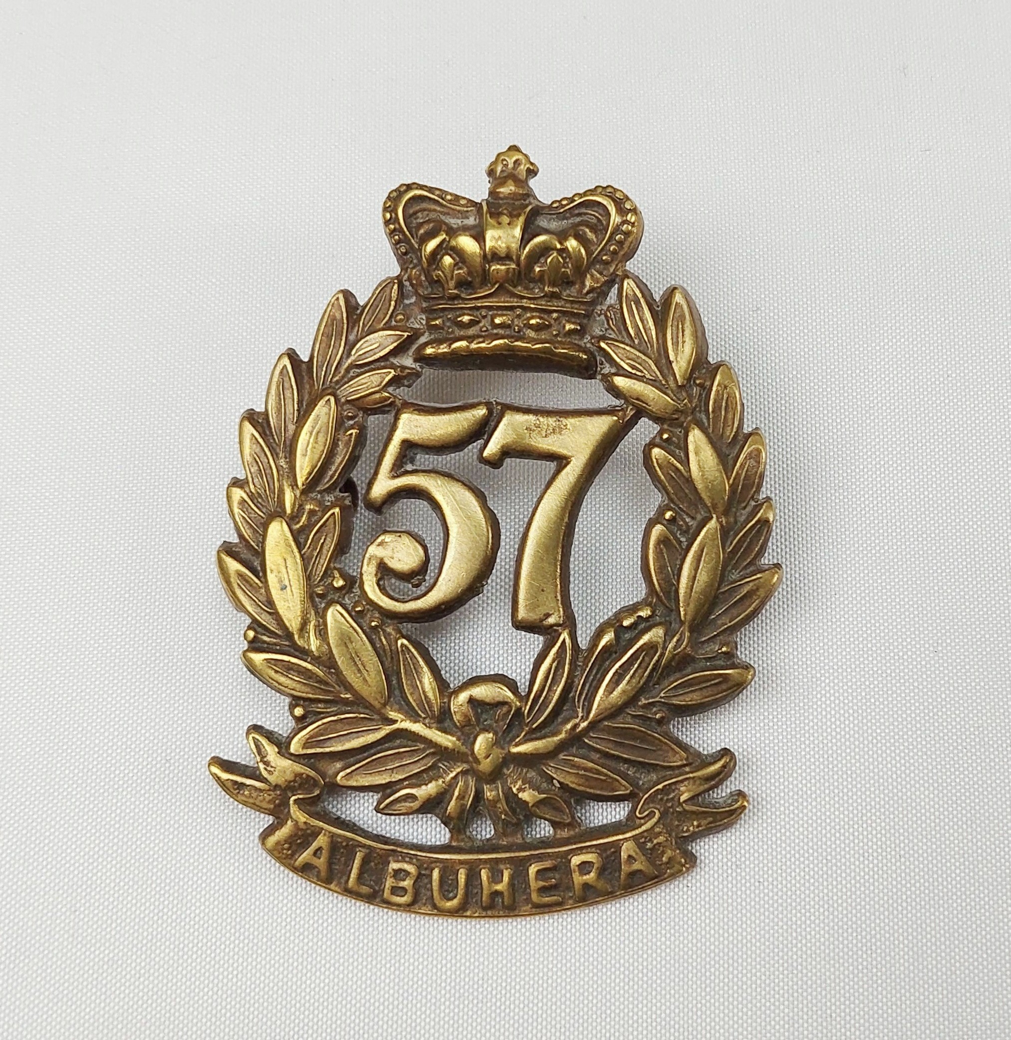 Victorian 57th Regiment West Middlesex Glengarry Badge