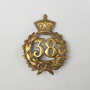Victorian 38th 1st South Staffordshire Regiment Glengarry Badge