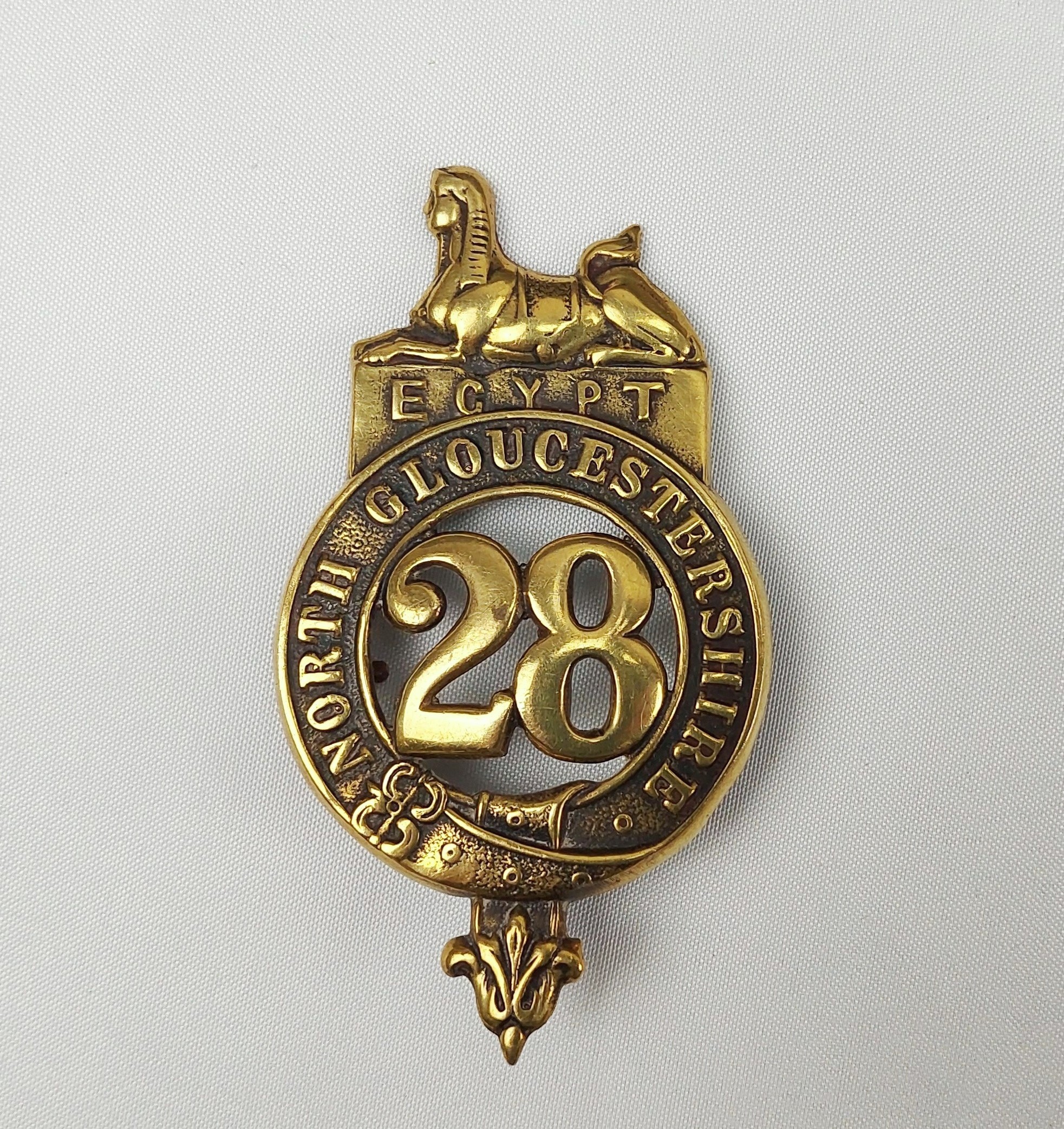 Victorian 28th North Gloucestershire Glengarry Badge