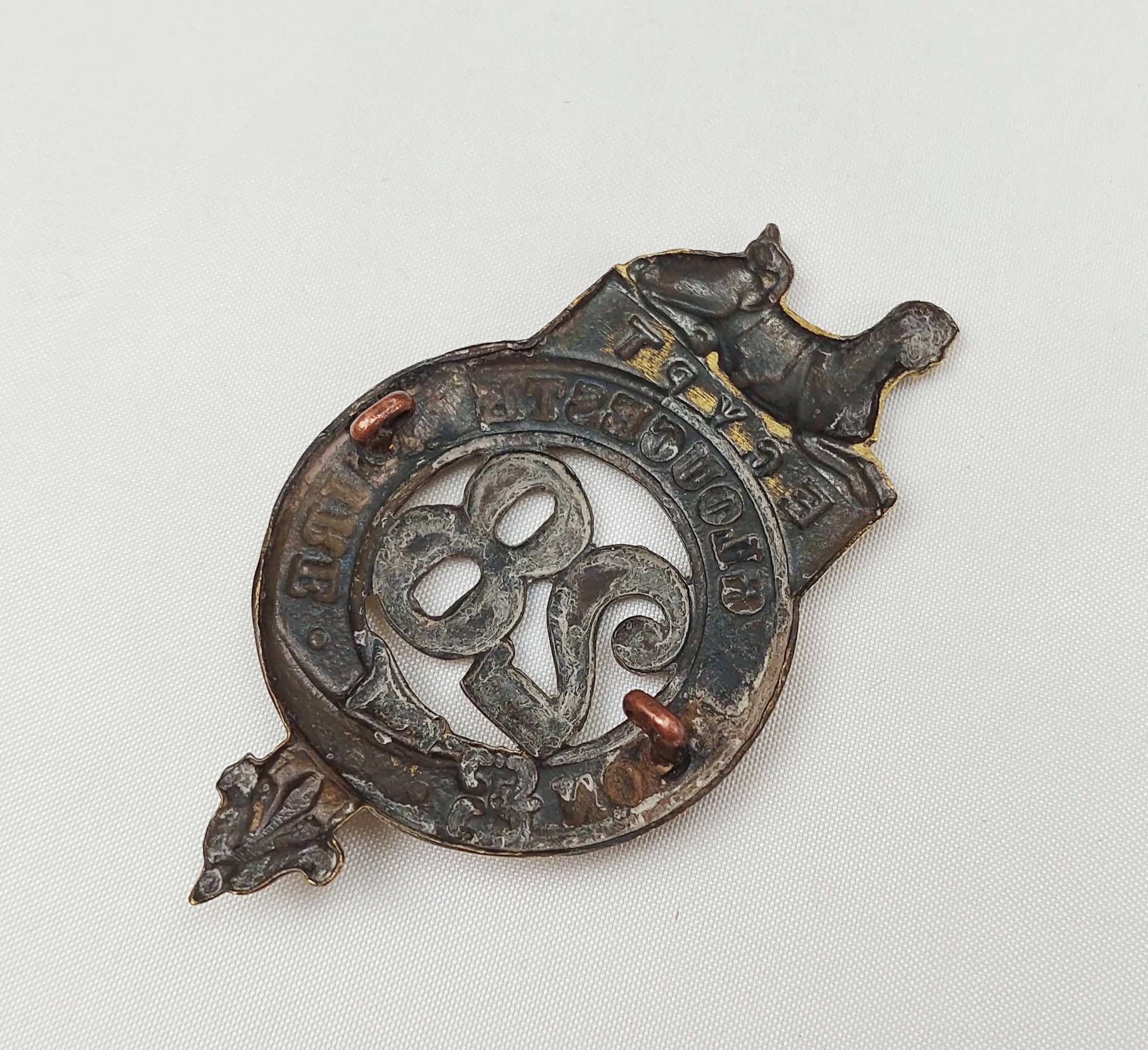 Victorian 28th North Gloucestershire Glengarry Badge - Image 2