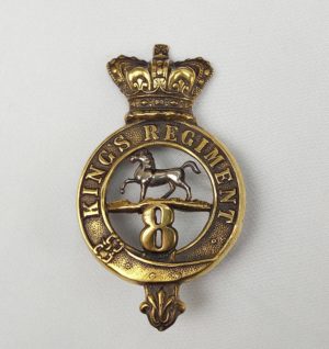 Victorian 8th Kings Regiment Badge