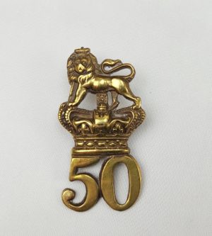 Victorian 50th Regiment Queens Own Glengarry Badge